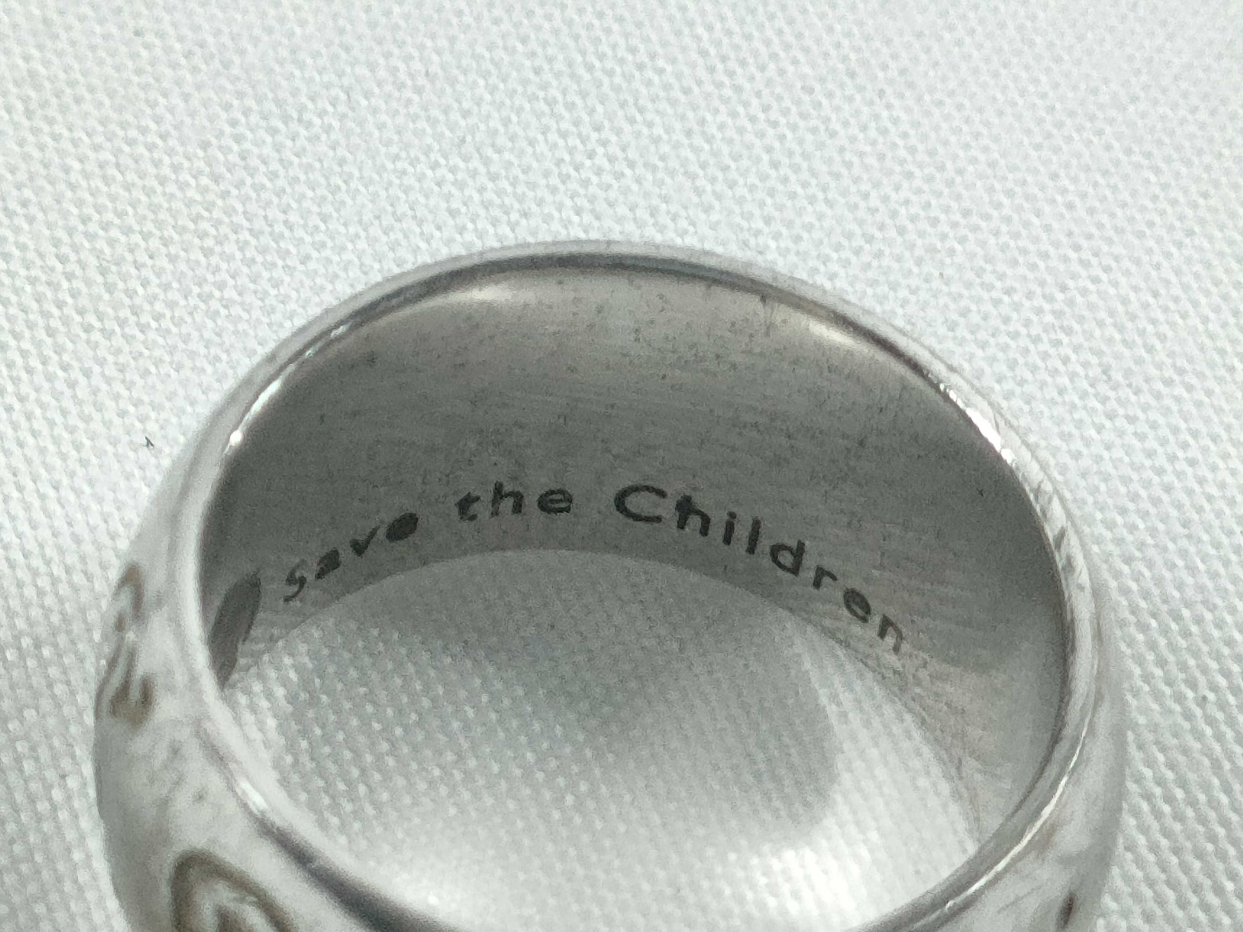 Save the Children ring, size 51, 925 sterling silver, 9.14g. — view 6