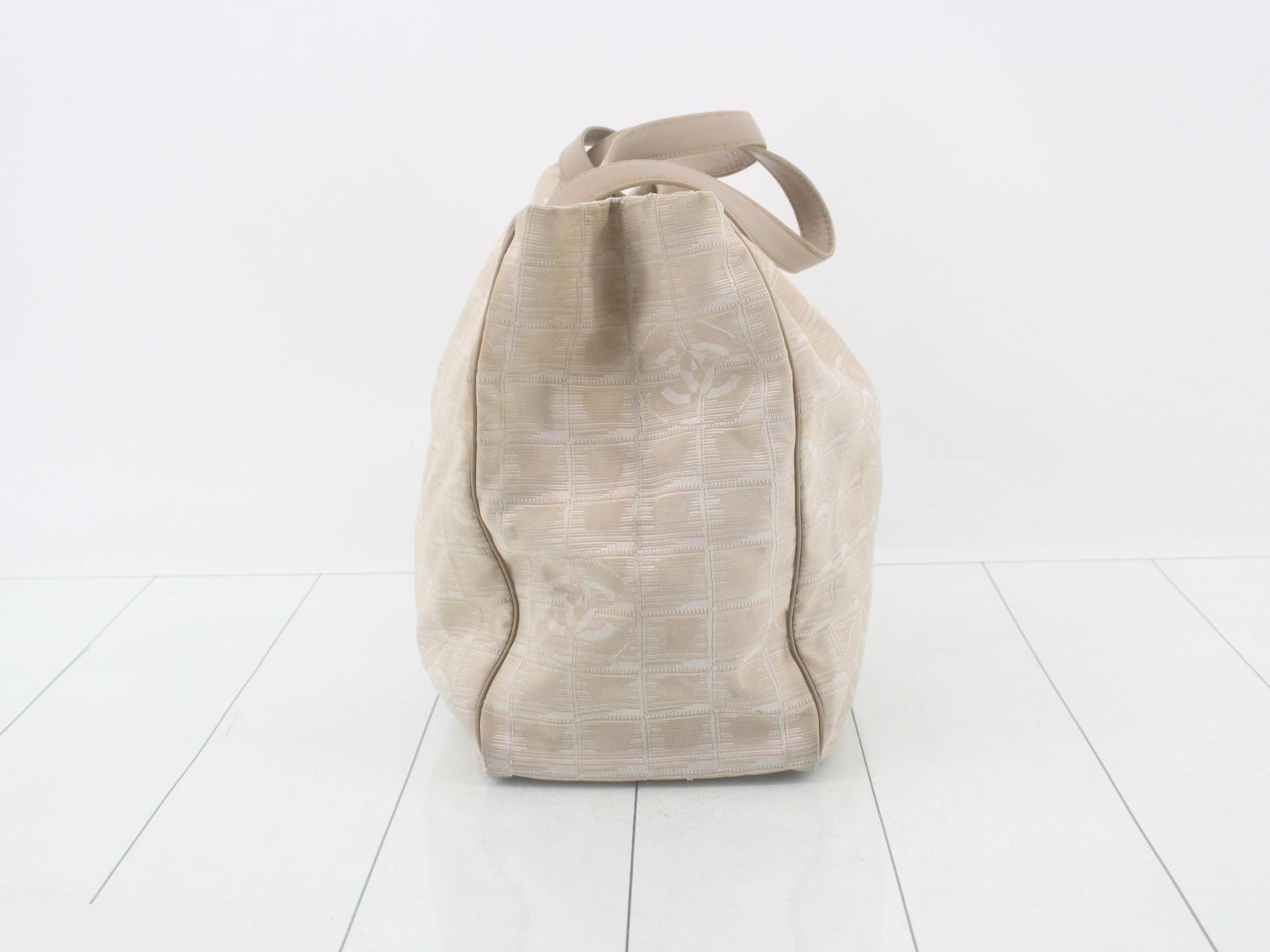 Travel Line Tote Bag MM Beige 7649143 — view 3