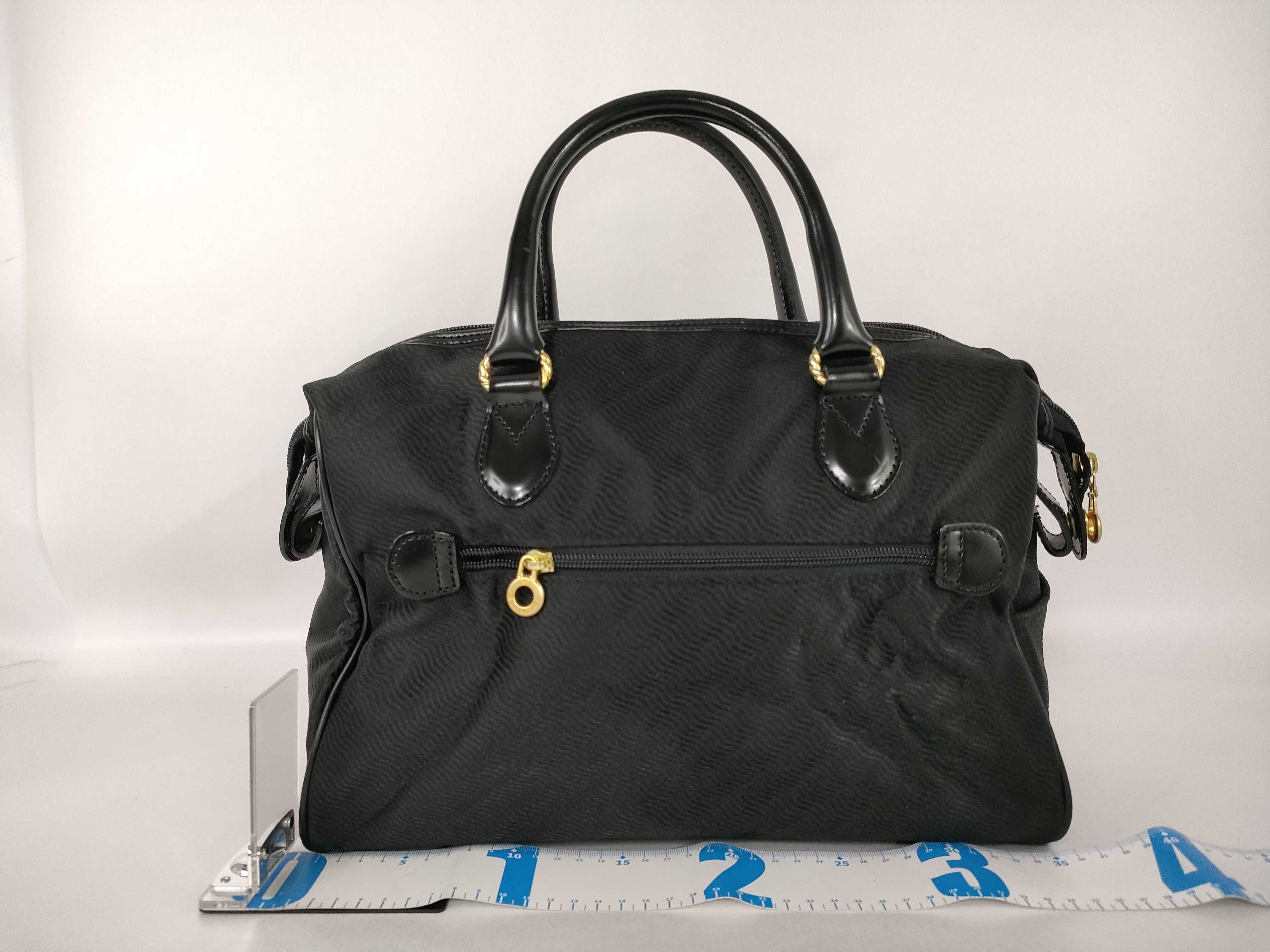 Ace Collaboration BB Logo Nylon Mini Boston Bag Handbag — view 2
