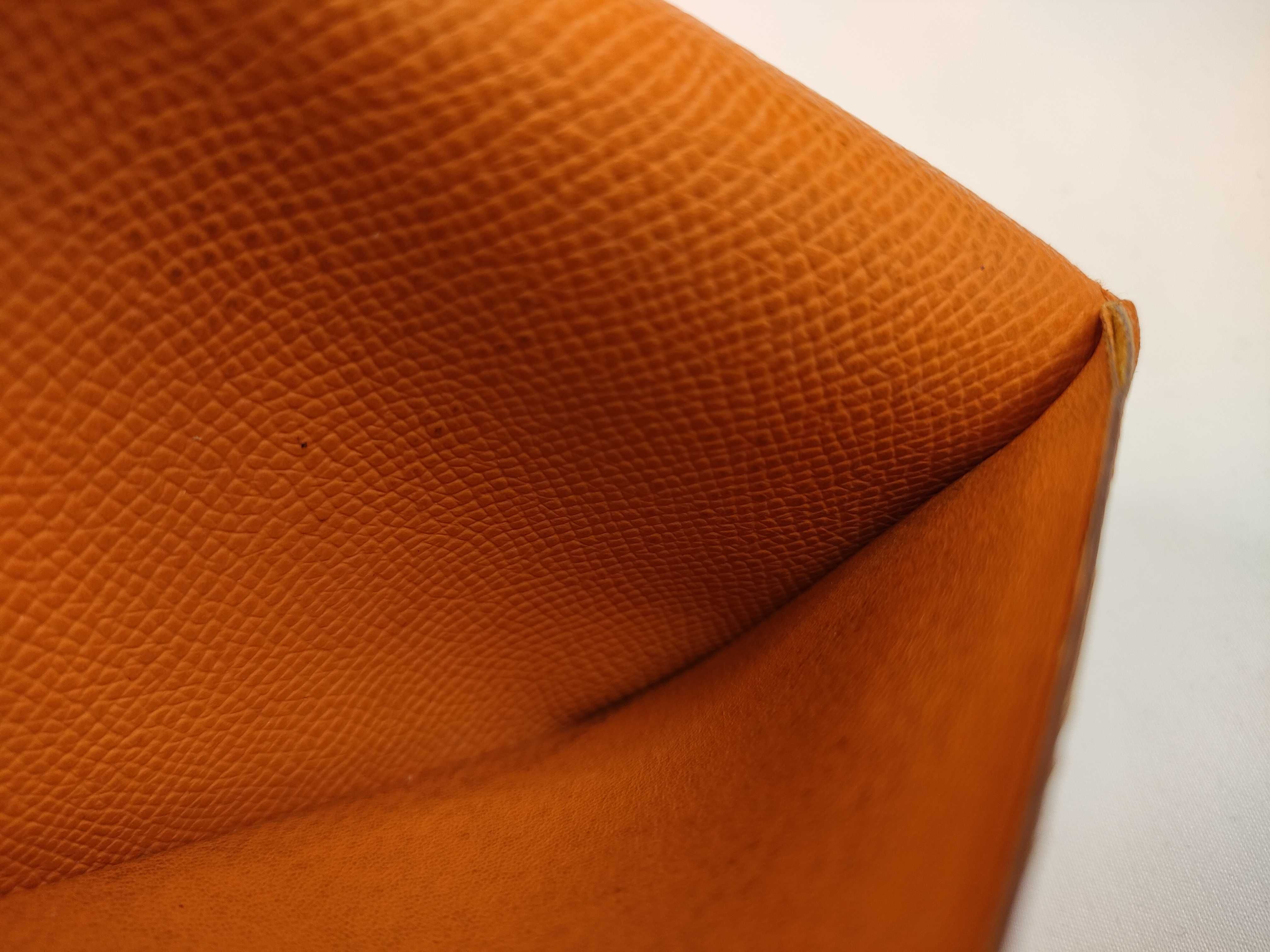 Bearn Hermès Bearn Long Wallet Gold Hardware Orange K Stamp Wallet — view 9