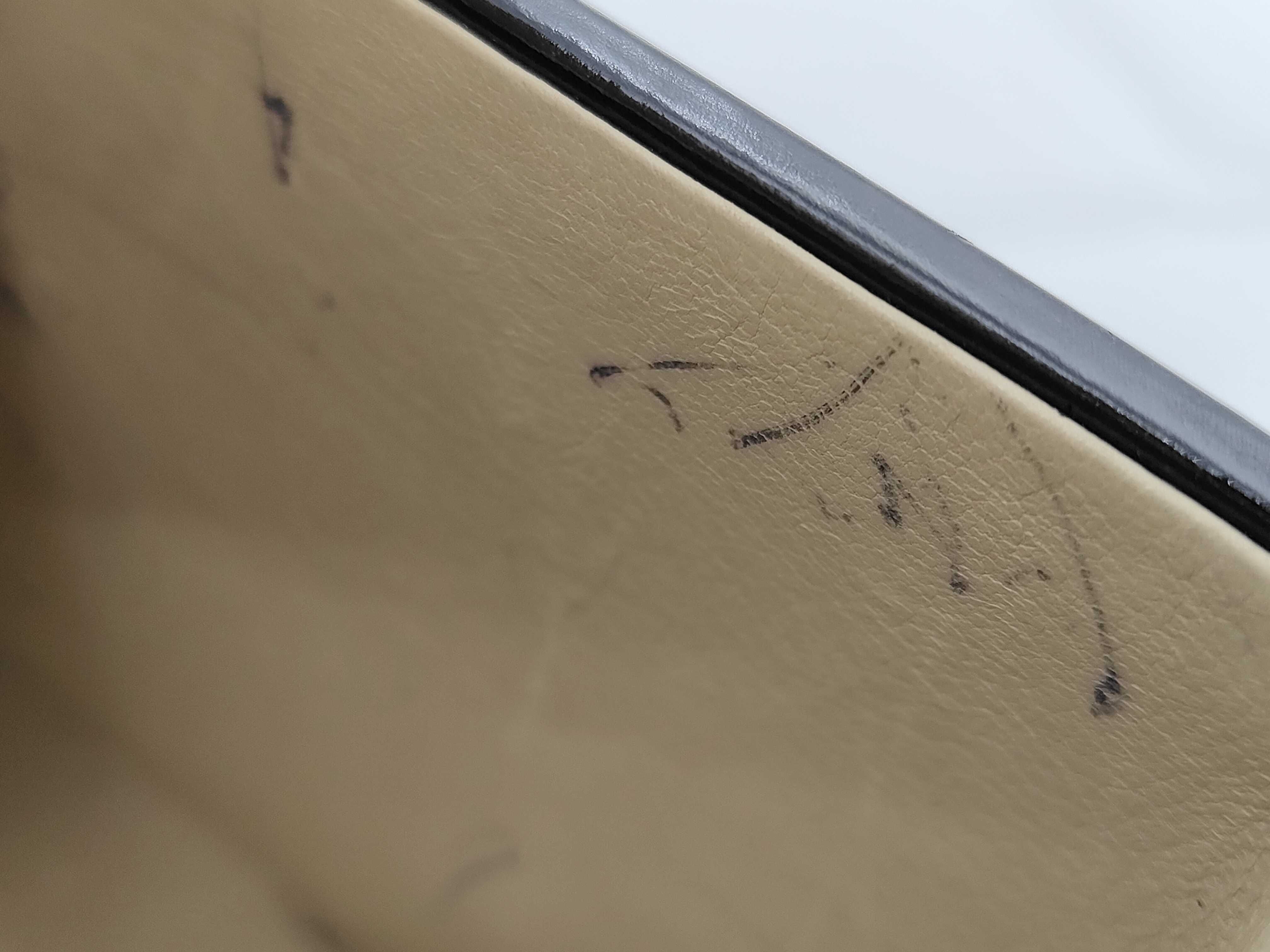 Anagram Black Leather Vanity Bag — view 11