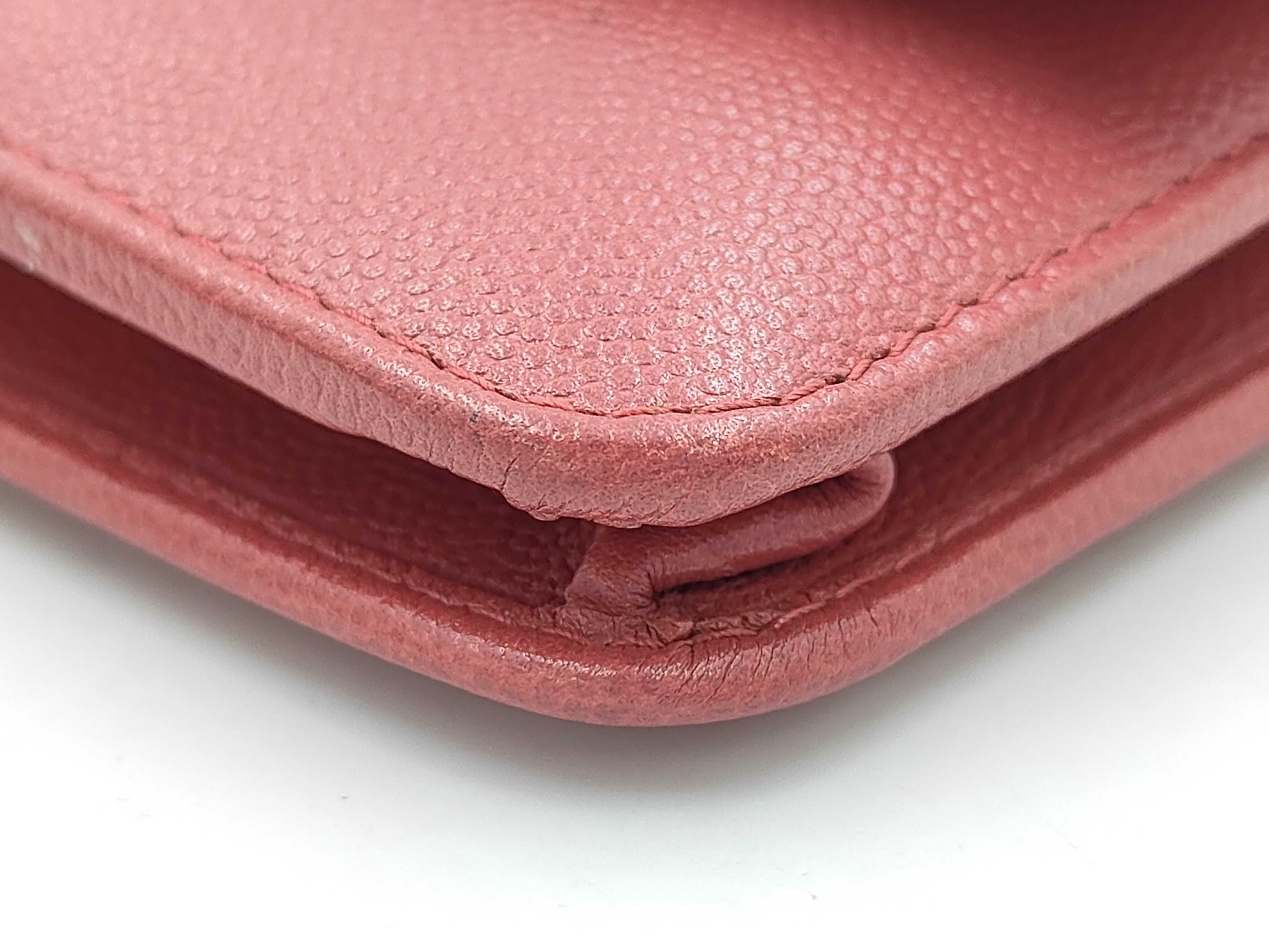 Matelassé Chain Wallet Rose Shoulder Bag — view 6