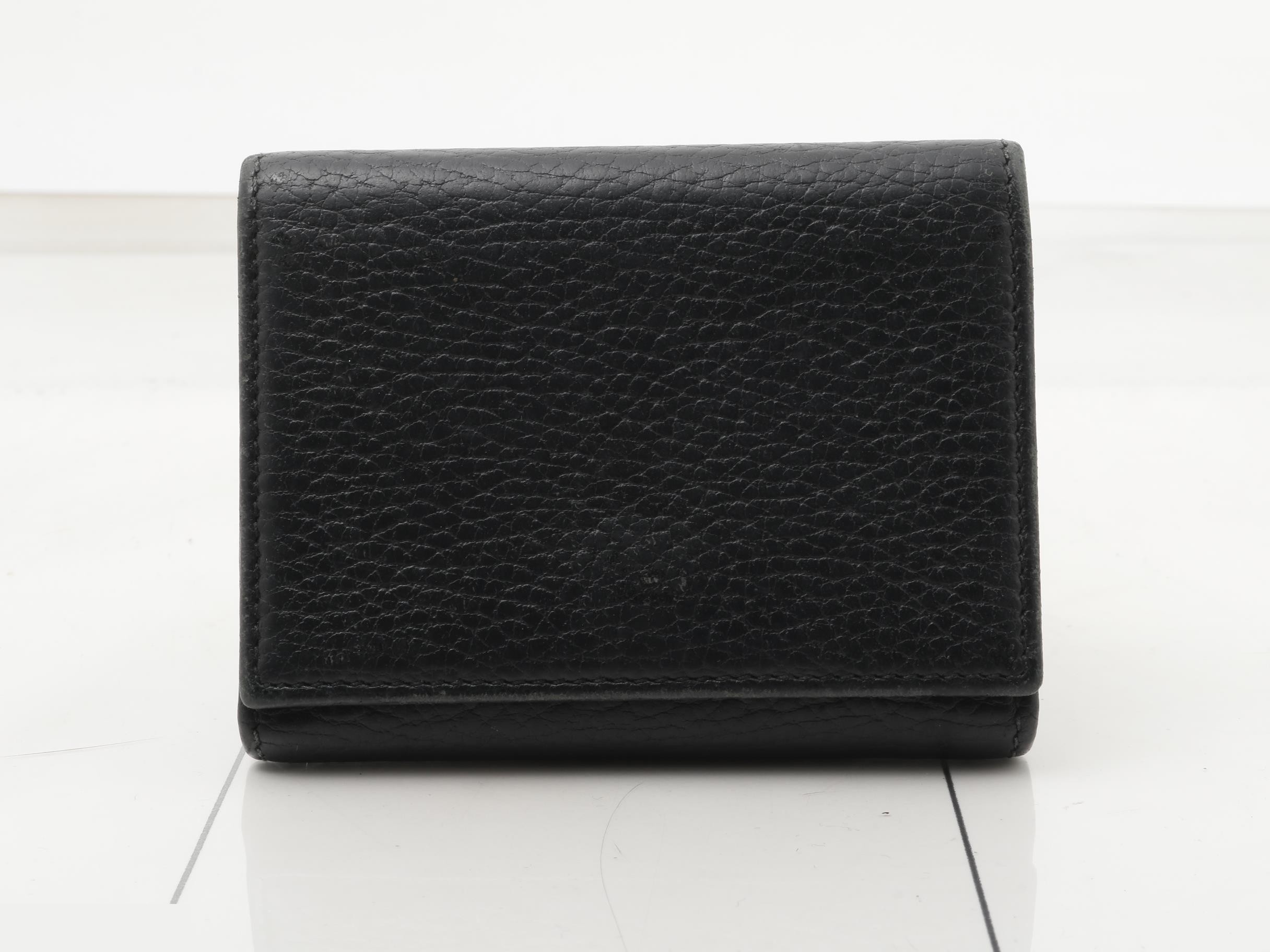 Marmont Tri-fold Wallet, Black, 474746, 2091 — view 2