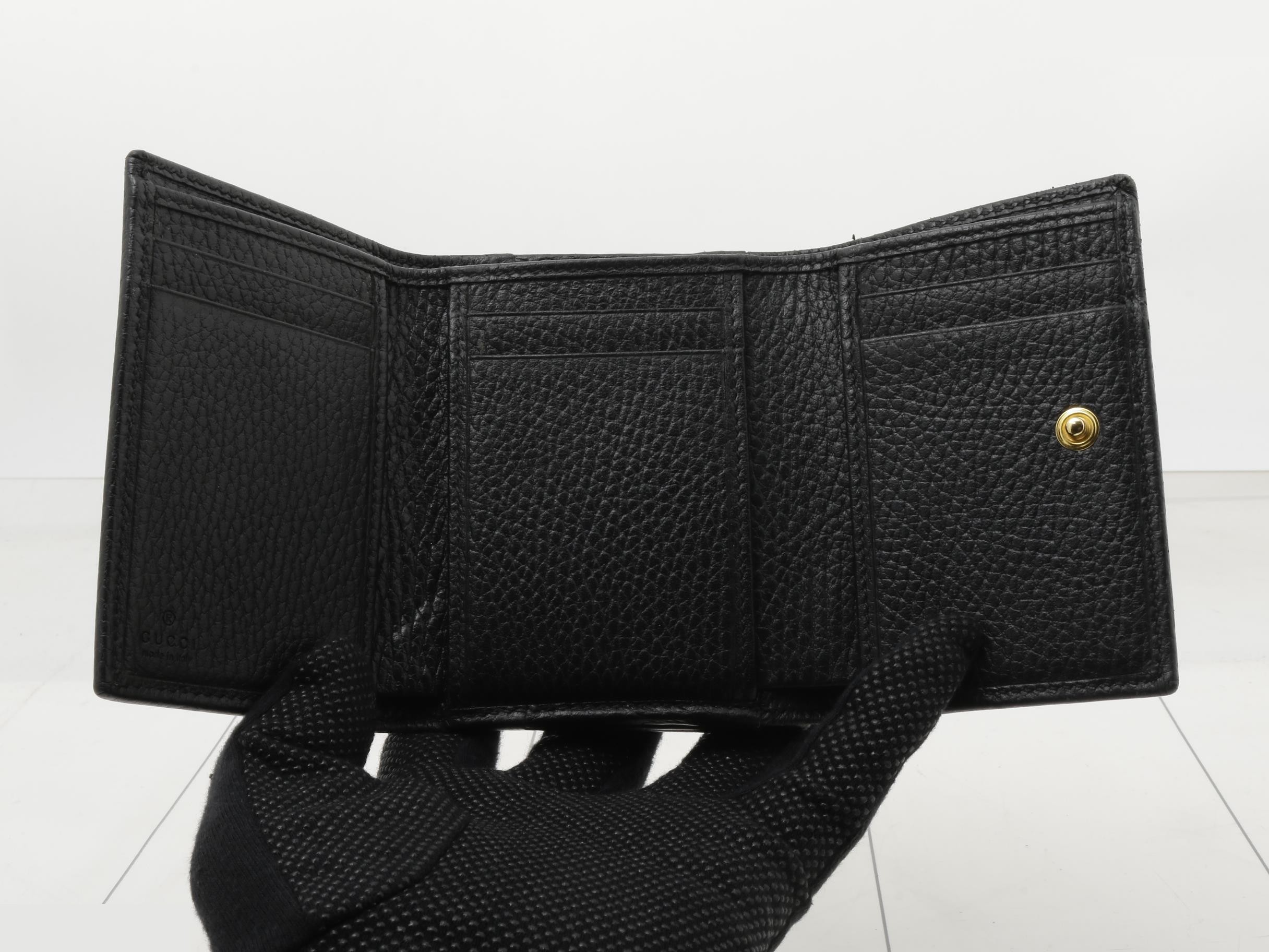 Marmont Tri-fold Wallet, Black, 474746, 2091 — view 4