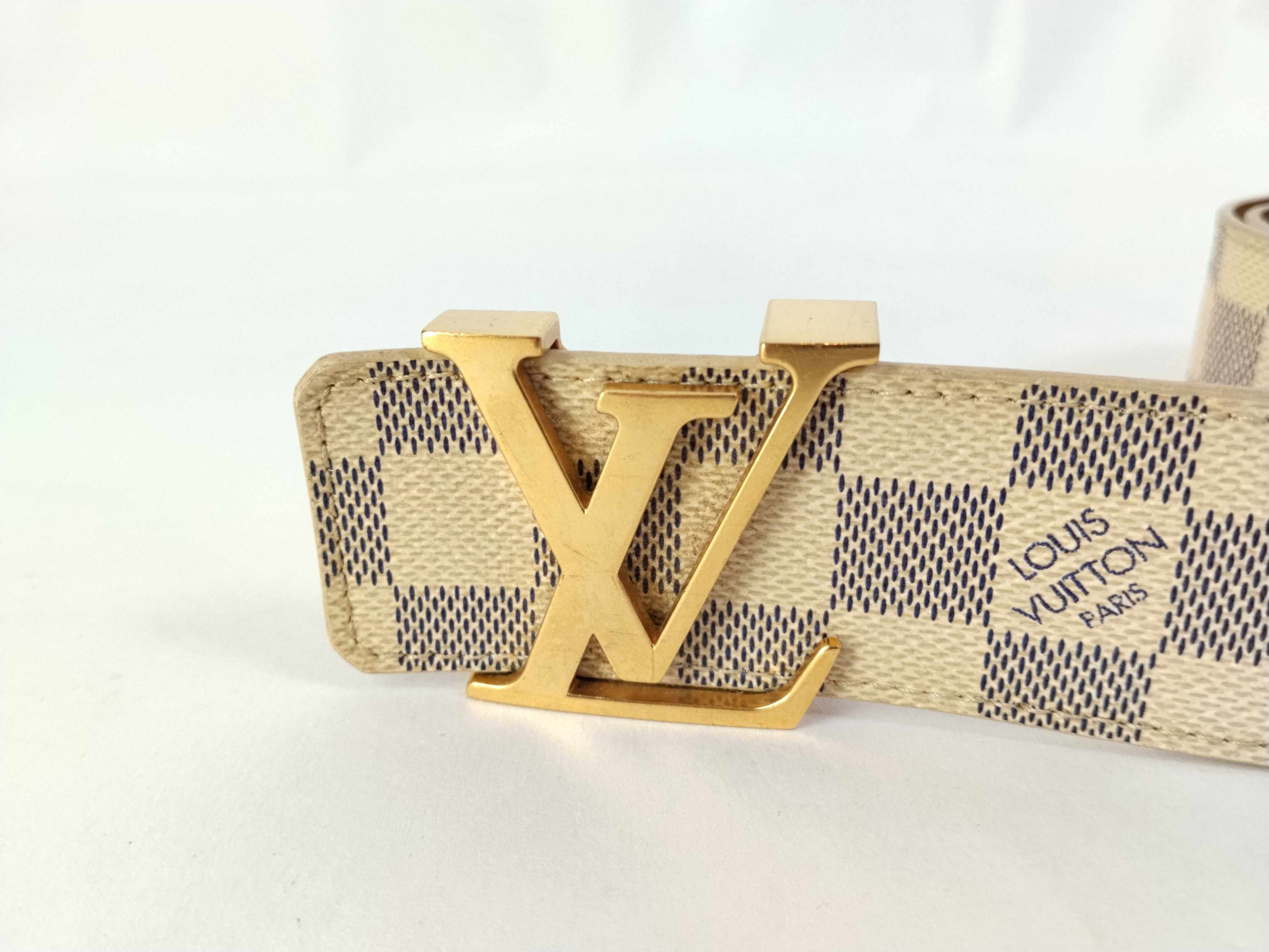 Damier Azur Louis Vuitton Ceinture Damier Azur Men's Belt — view 2
