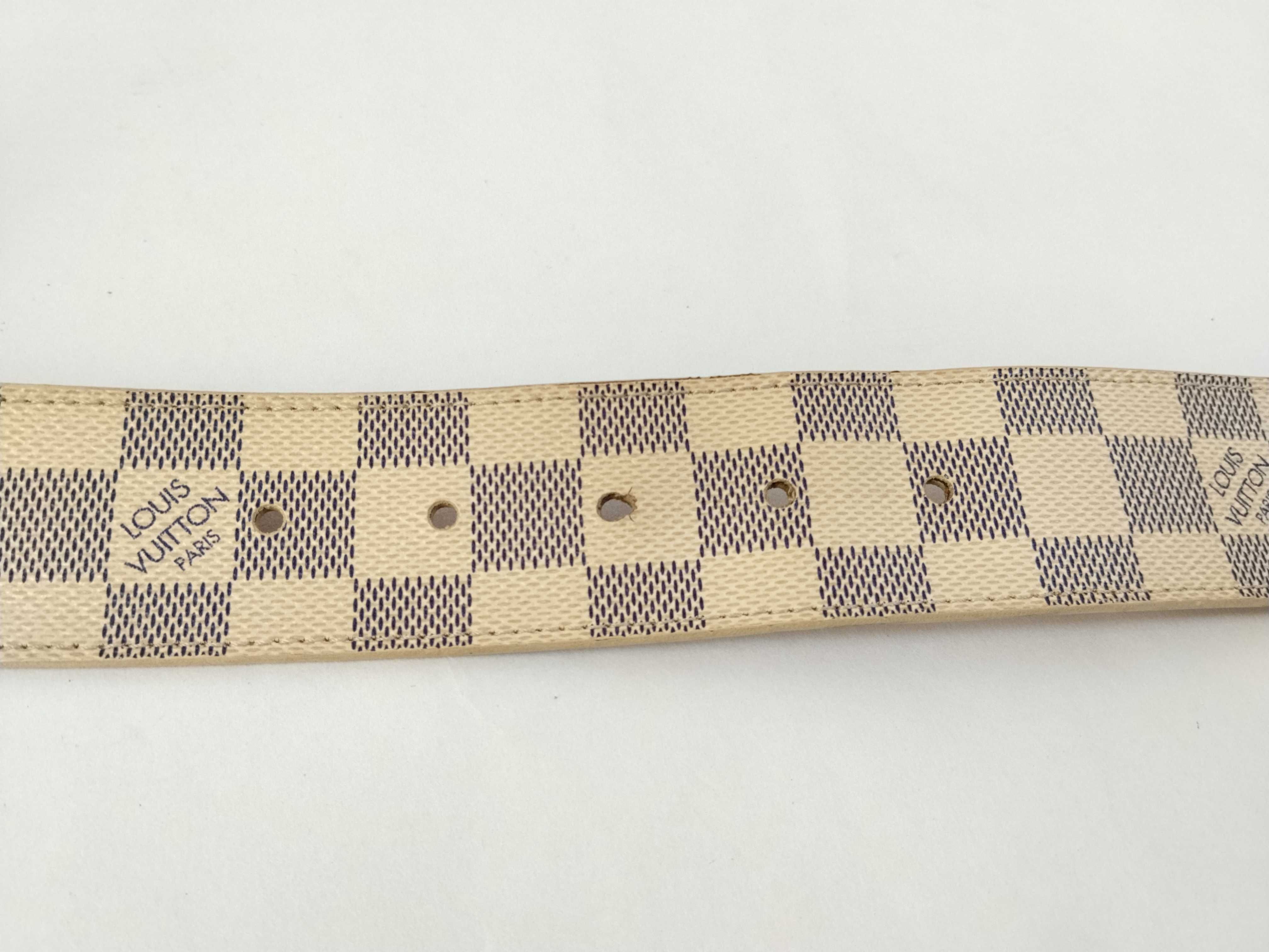 Damier Azur Louis Vuitton Ceinture Damier Azur Men's Belt — view 4
