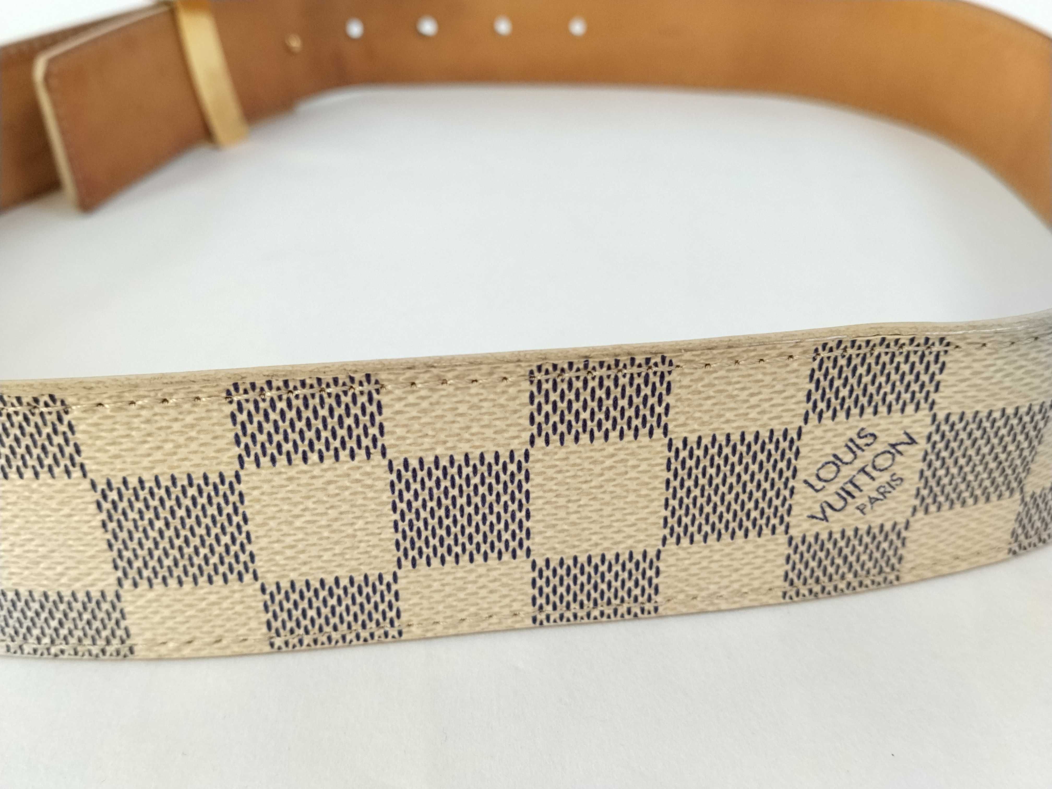 Damier Azur Louis Vuitton Ceinture Damier Azur Men's Belt — view 10