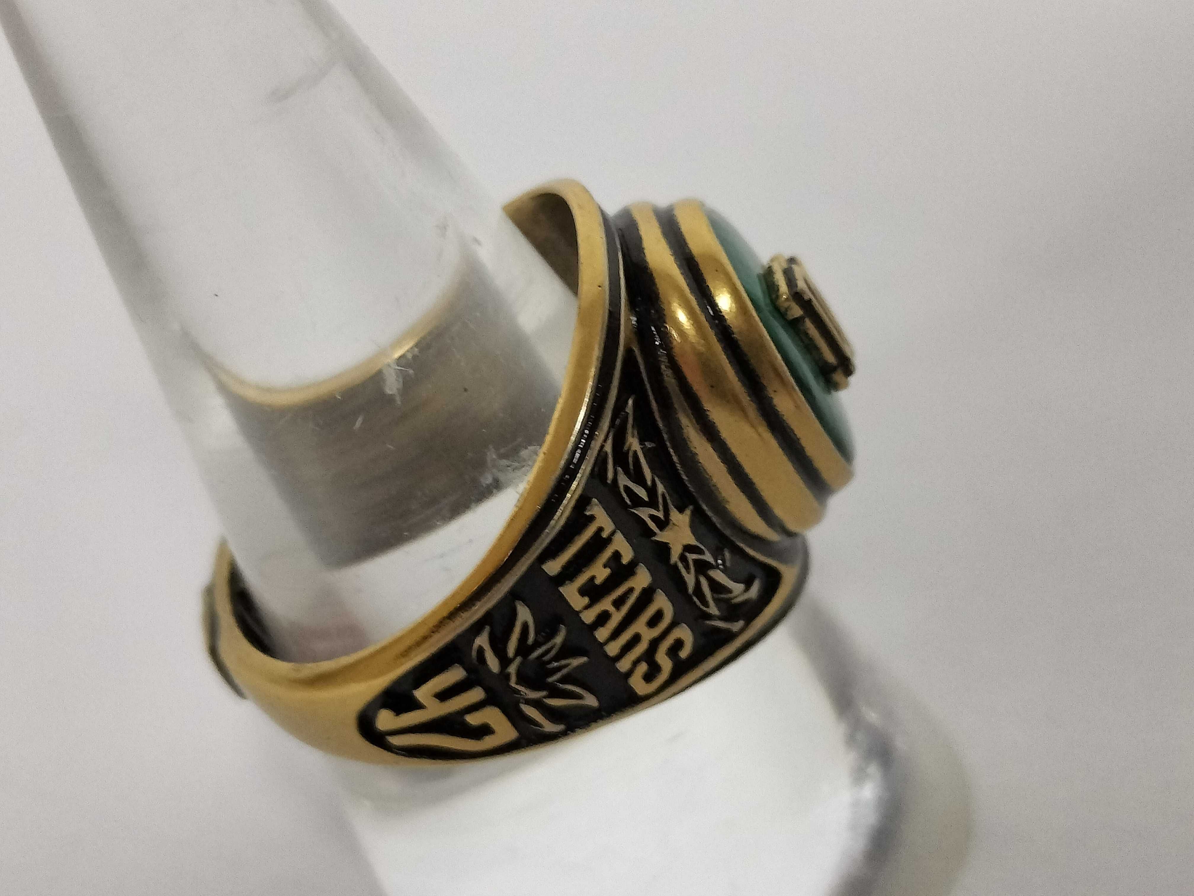 Denim Tears Collaboration Malachite Ring, Size S — view 3