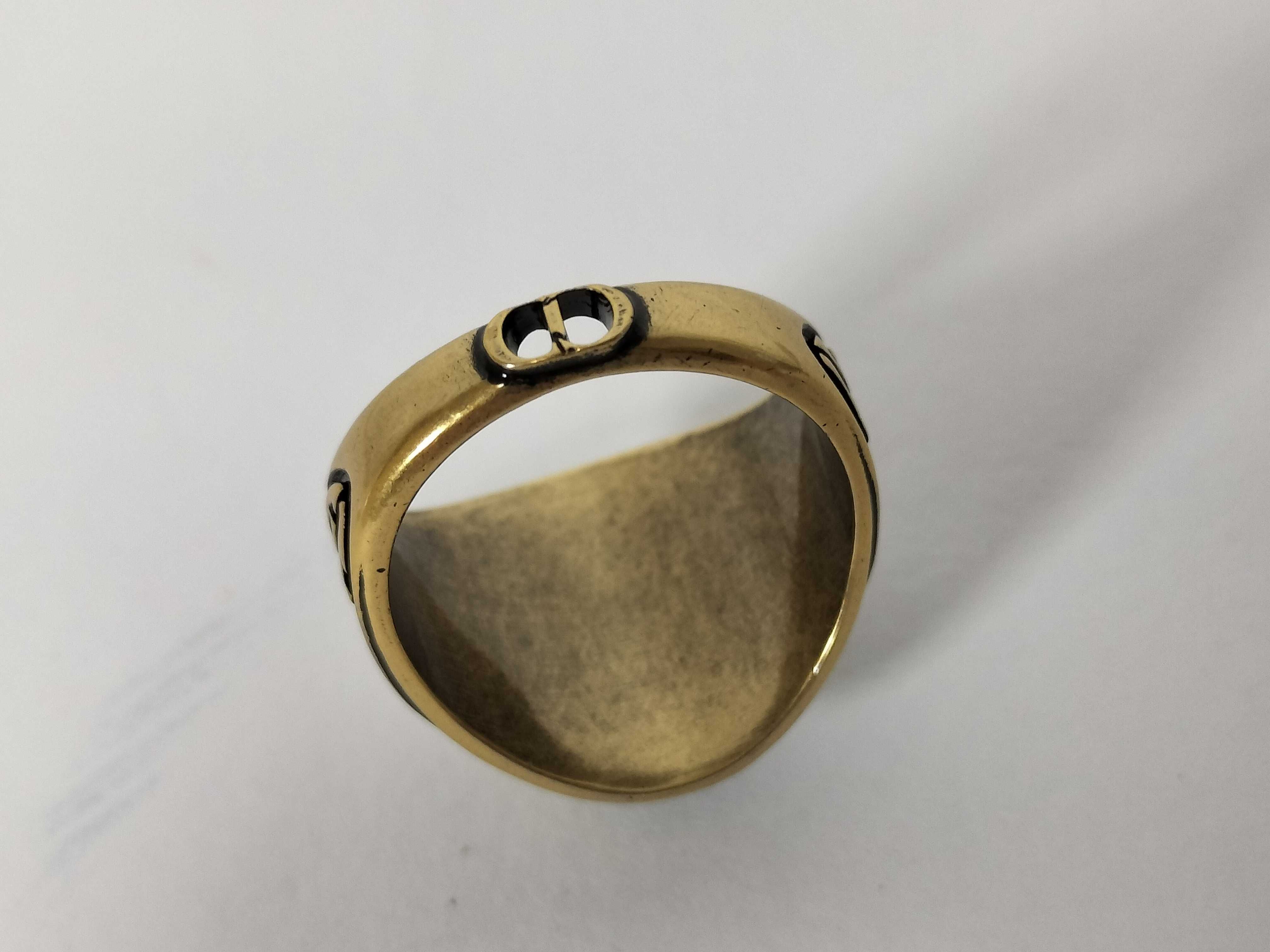 Denim Tears Collaboration Malachite Ring, Size S — view 5