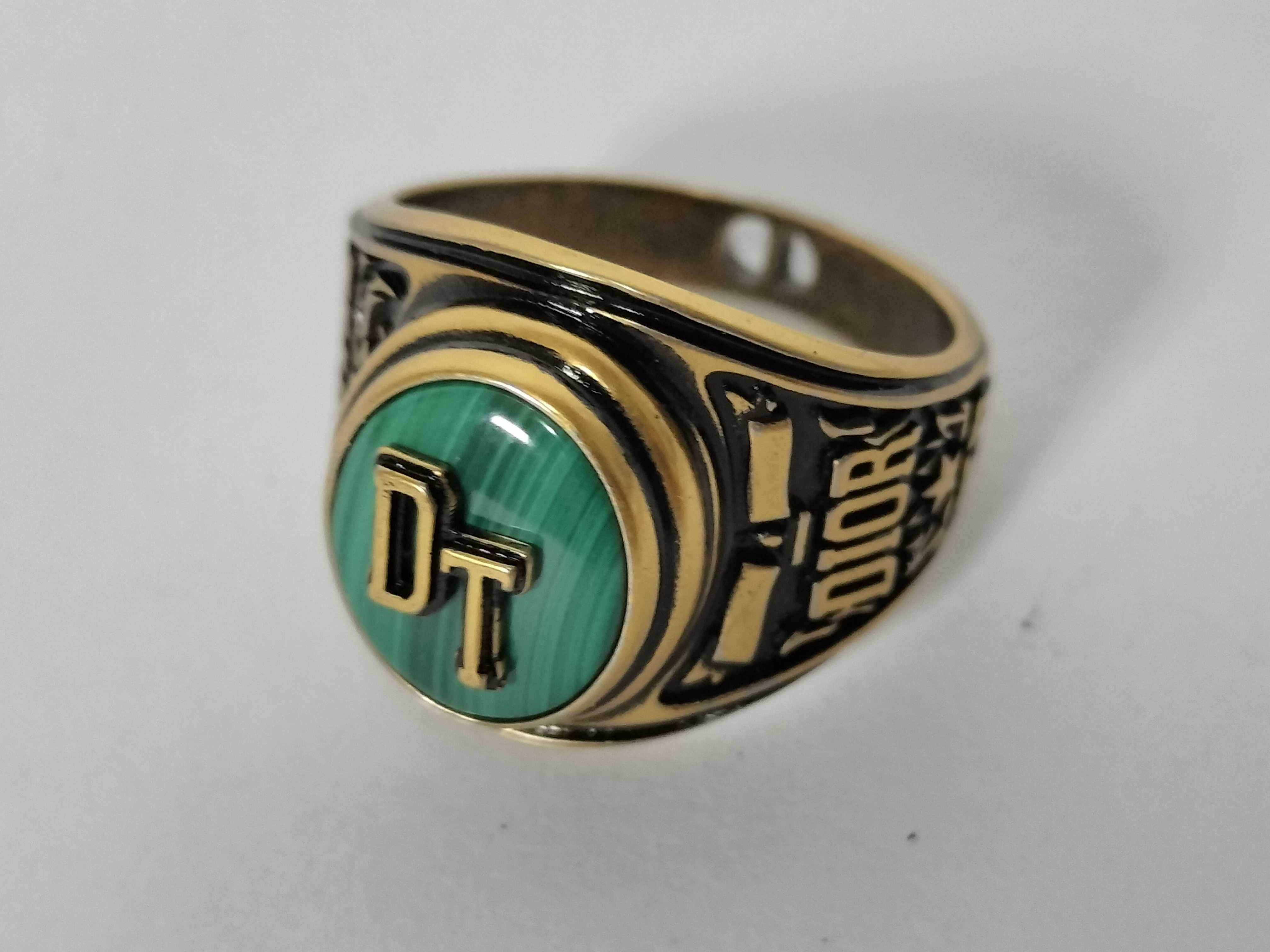 Denim Tears Collaboration Malachite Ring, Size S — view 7