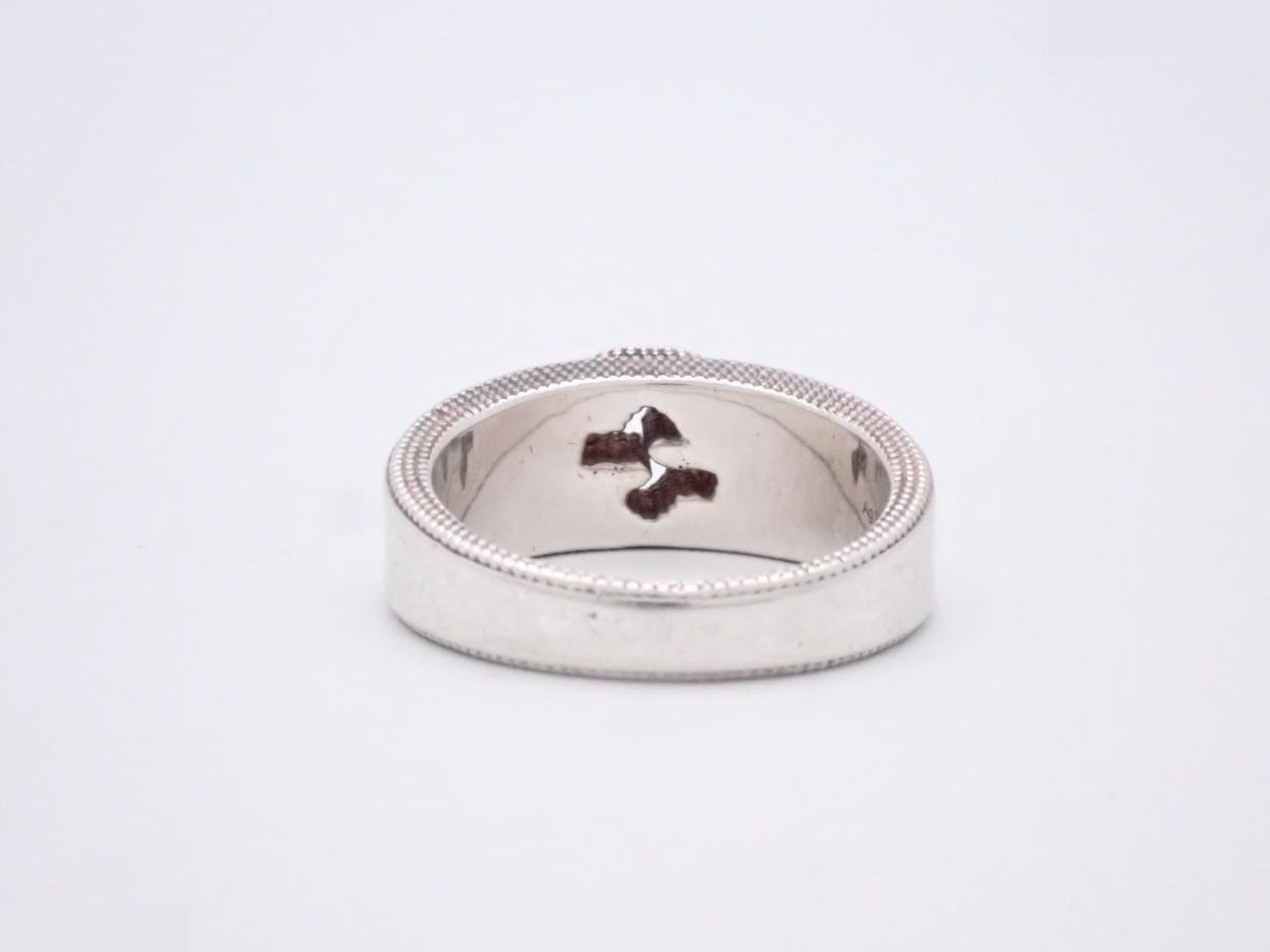 GG Ring, 925 Sterling Silver, 9.7g, Stamped 19, Actual Size #18 — view 2