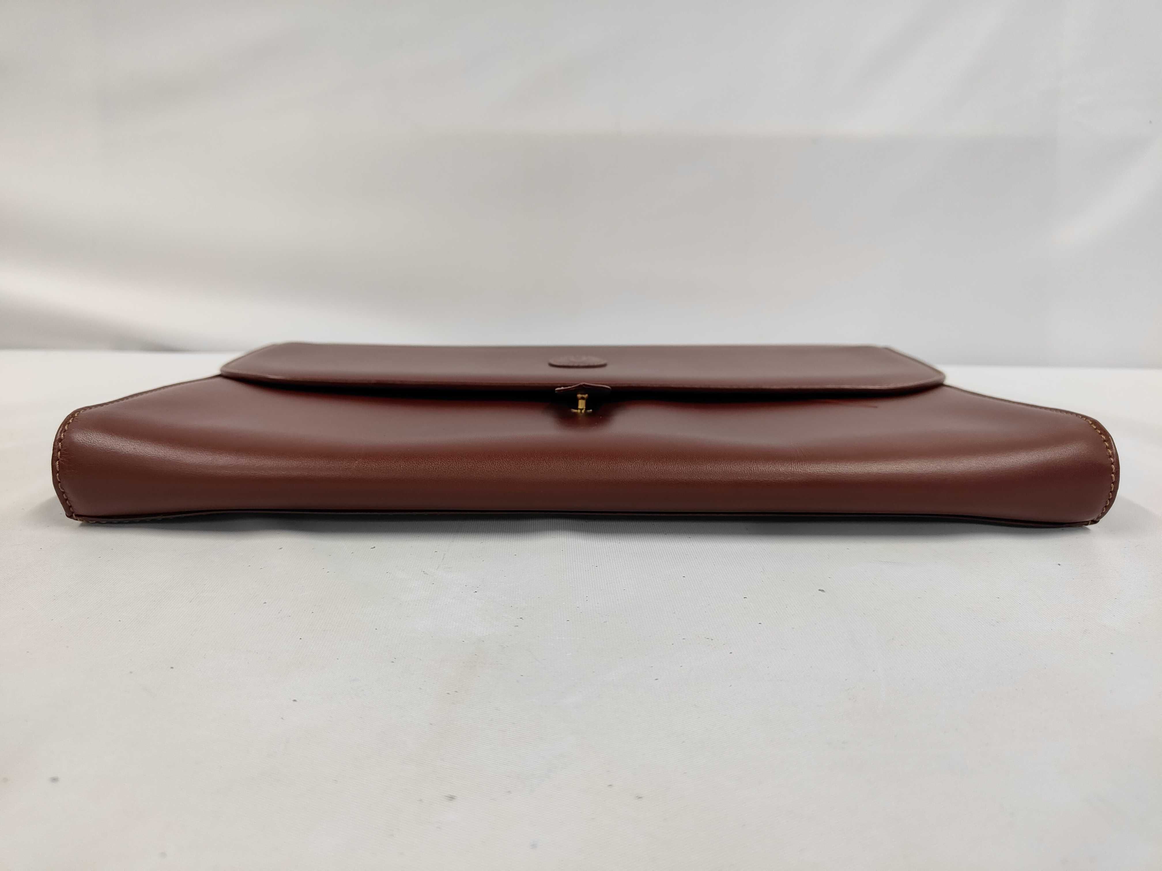 Must Line Briefcase, Second Bag, Document Bag, Clutch Bag L1000030, Business Bag, Leather, Bordeaux Clutch Bag — view 3