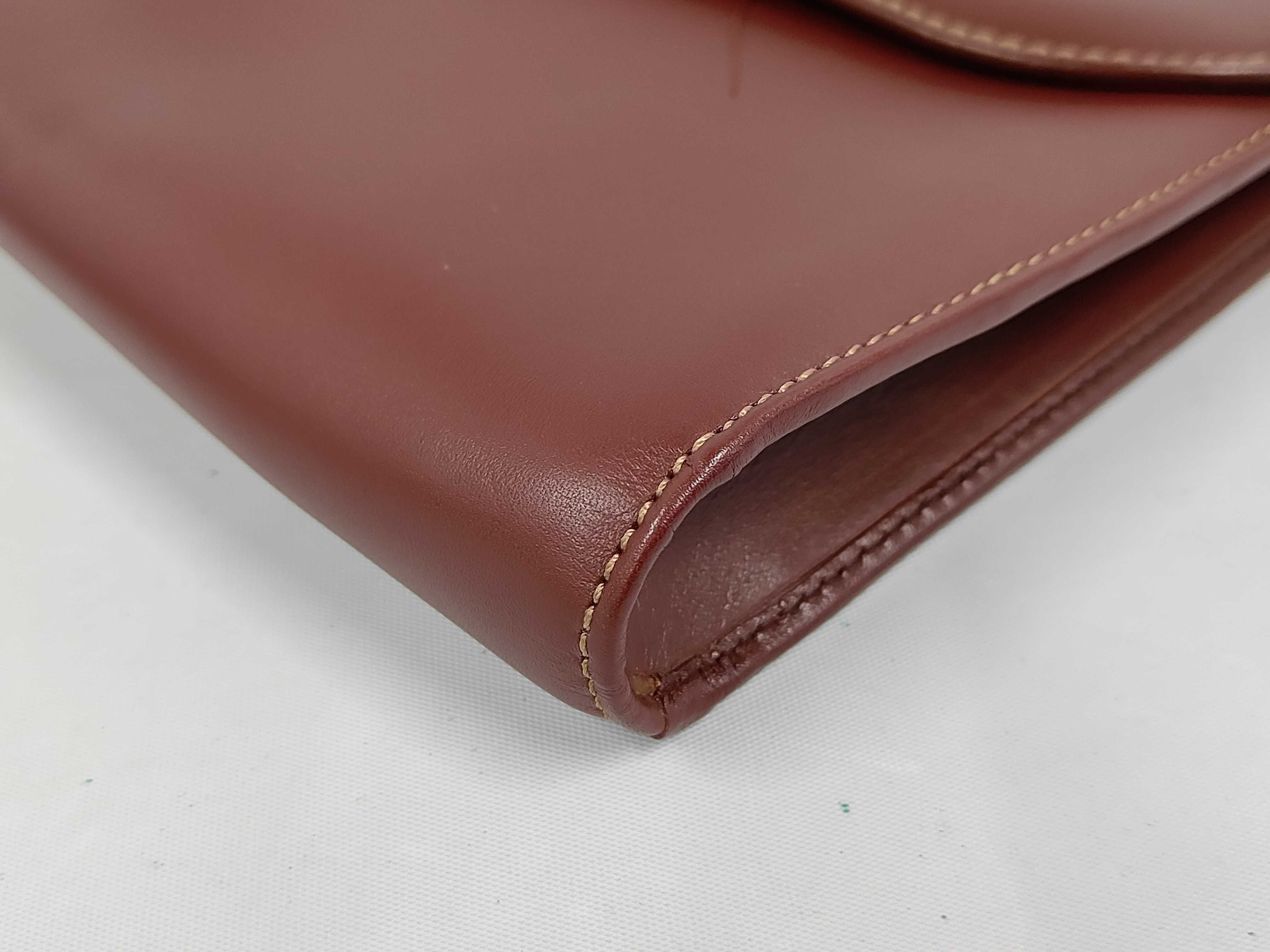 Must Line Briefcase, Second Bag, Document Bag, Clutch Bag L1000030, Business Bag, Leather, Bordeaux Clutch Bag — view 4