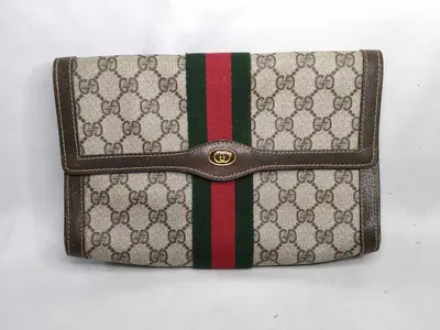 GG Supreme Sherry Line GG Supreme Clutch Bag
