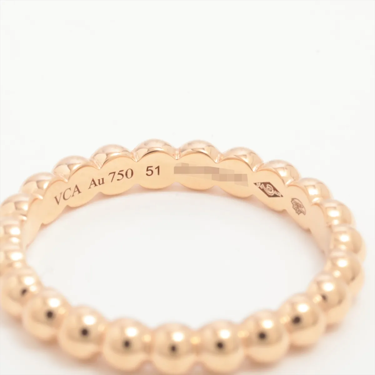 Perlee Ring 750 (PG) 3.4g Size 51 JQ176429 VCARN9PB51 — view 3