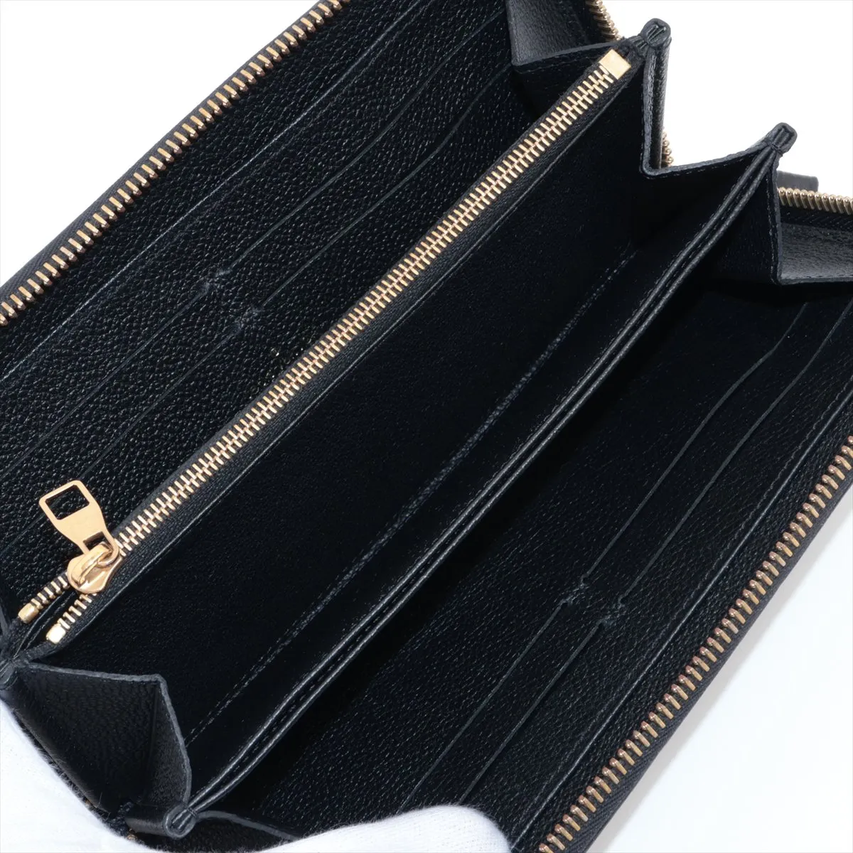 Empreinte Zippy Wallet M61864 SP3195 Noir Round Zip Wallet — view 3