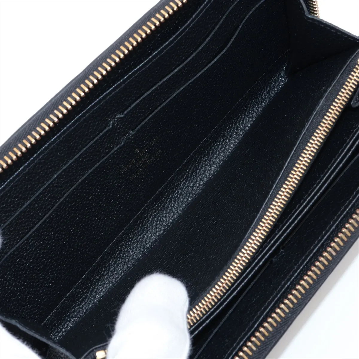 Empreinte Zippy Wallet M61864 SP3195 Noir Round Zip Wallet — view 4