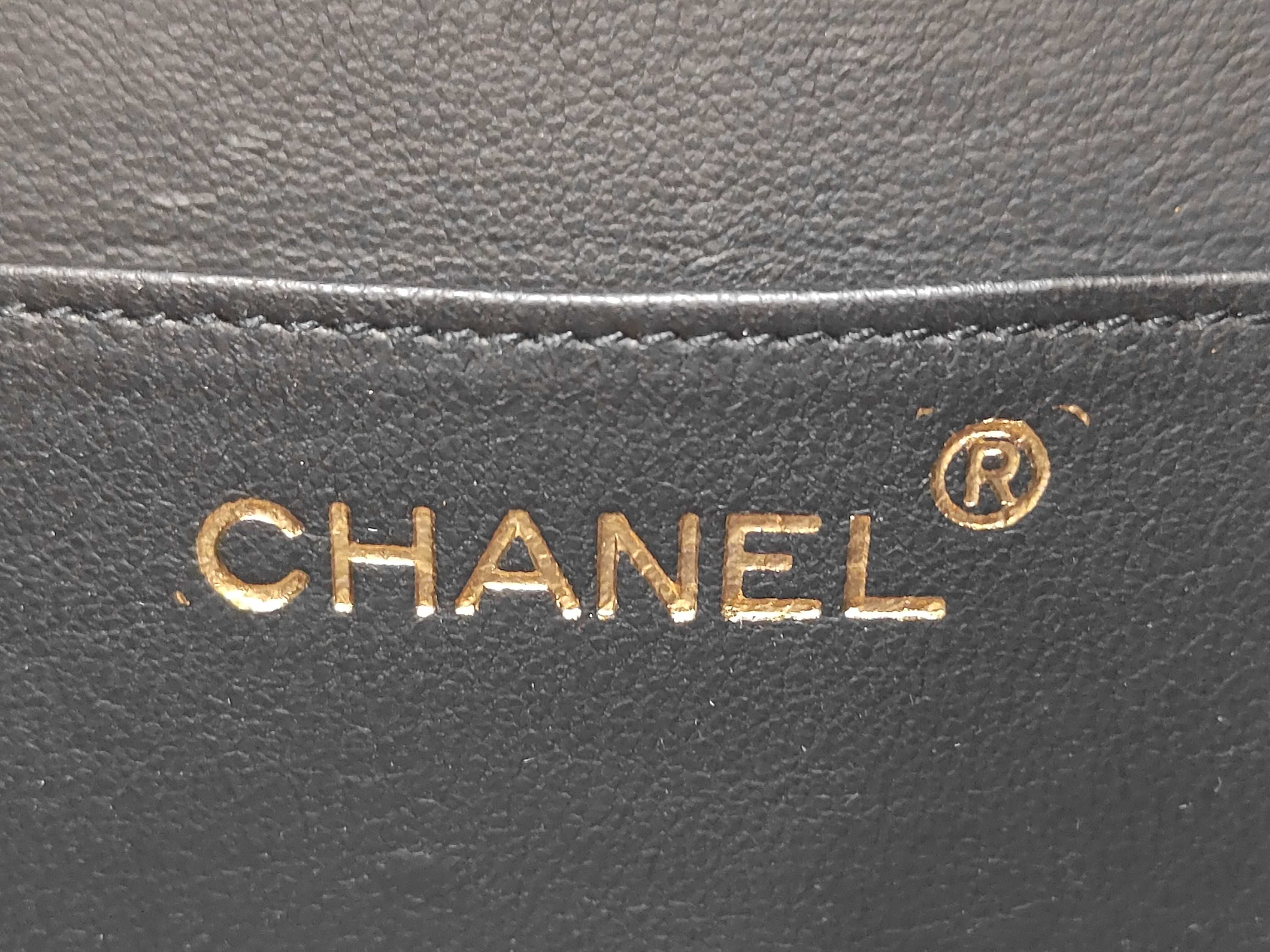 Lambskin V-Stitch Box-Shaped Shoulder Bag — view 9