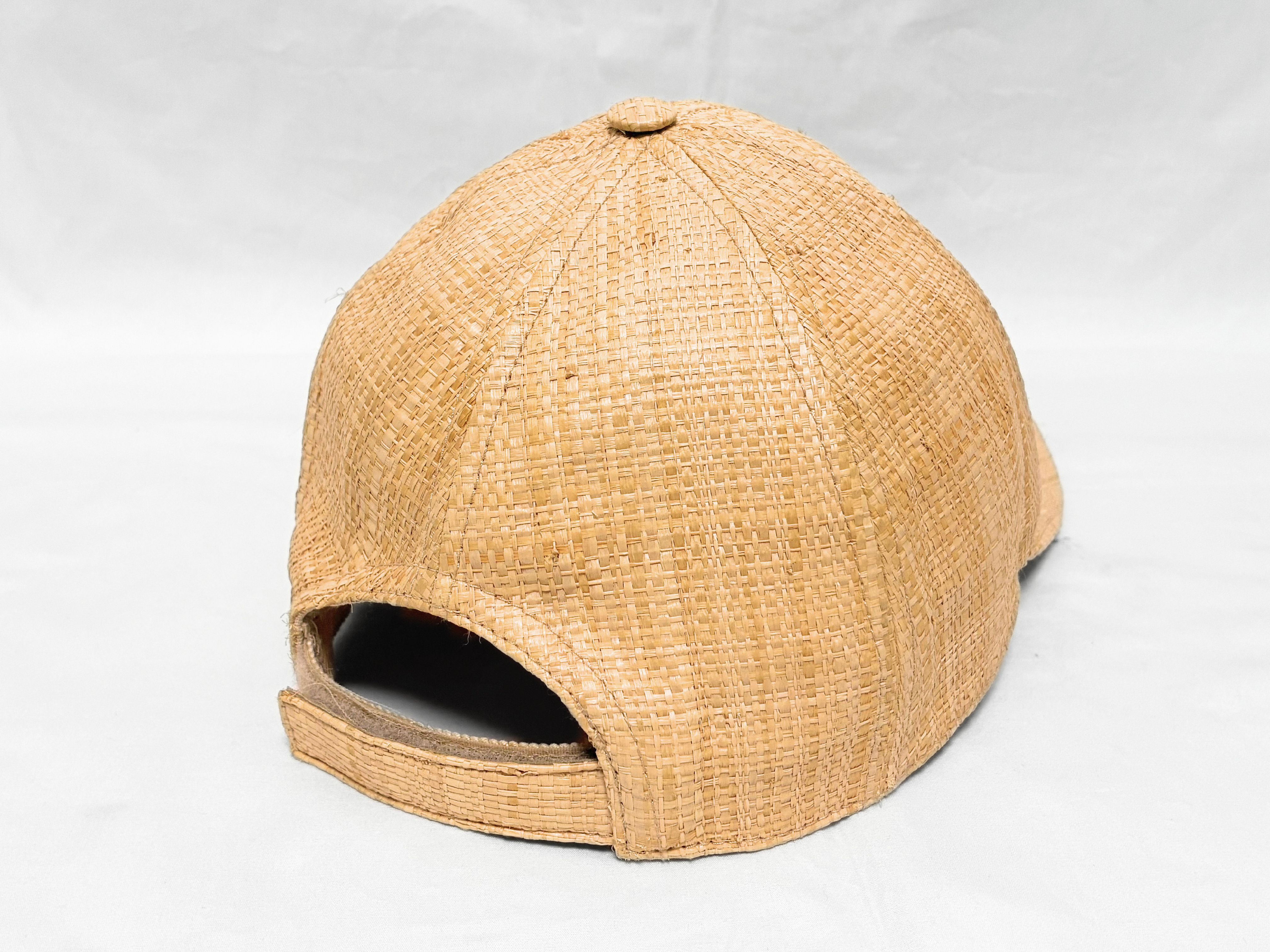 1HC231 Triangle Logo Cap, Size M, Straw, Beige, Other Accessories — view 2