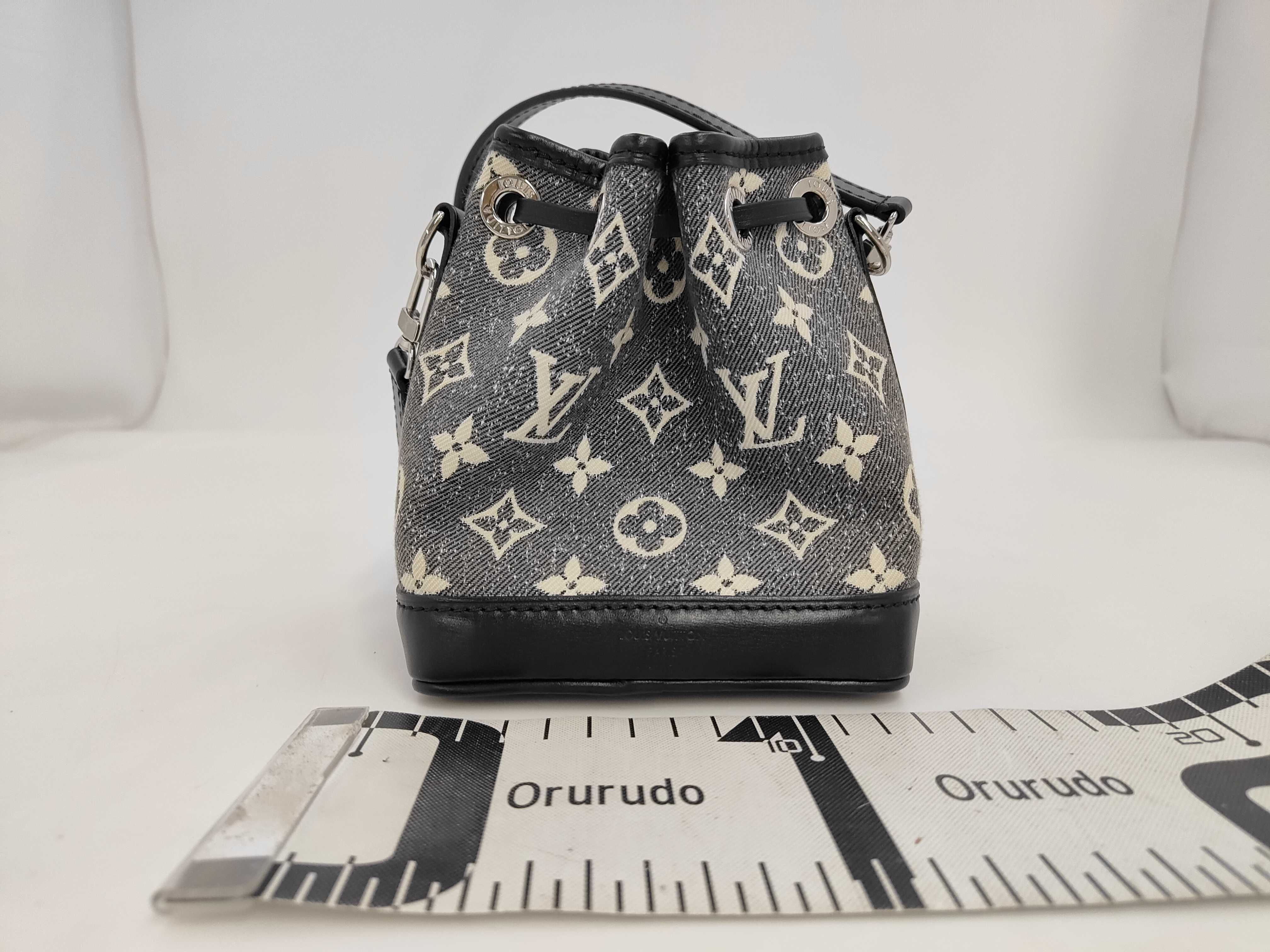 Denim Bucket Shoulder Bag — view 3