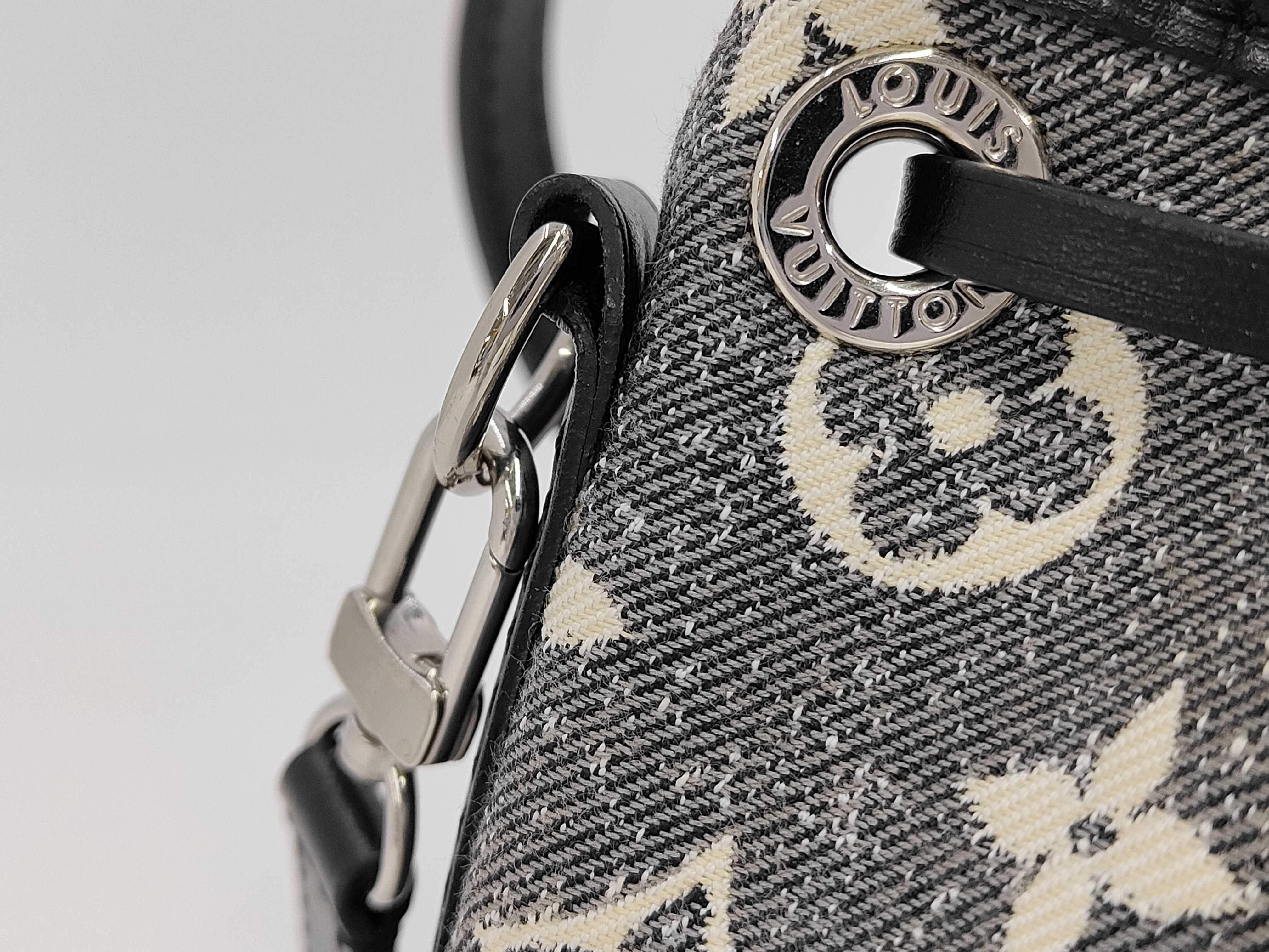 Denim Bucket Shoulder Bag — view 4