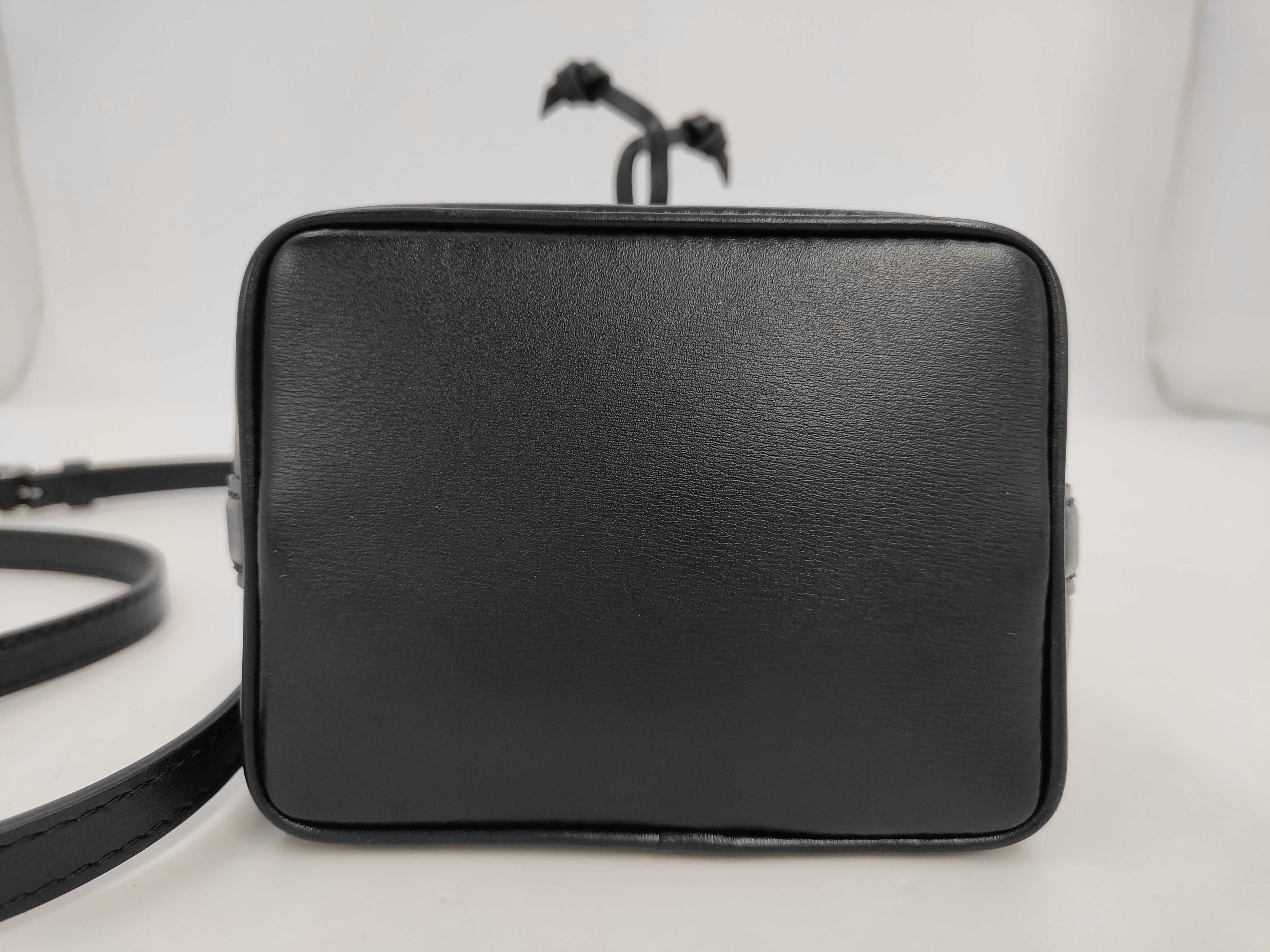 Denim Bucket Shoulder Bag — view 8