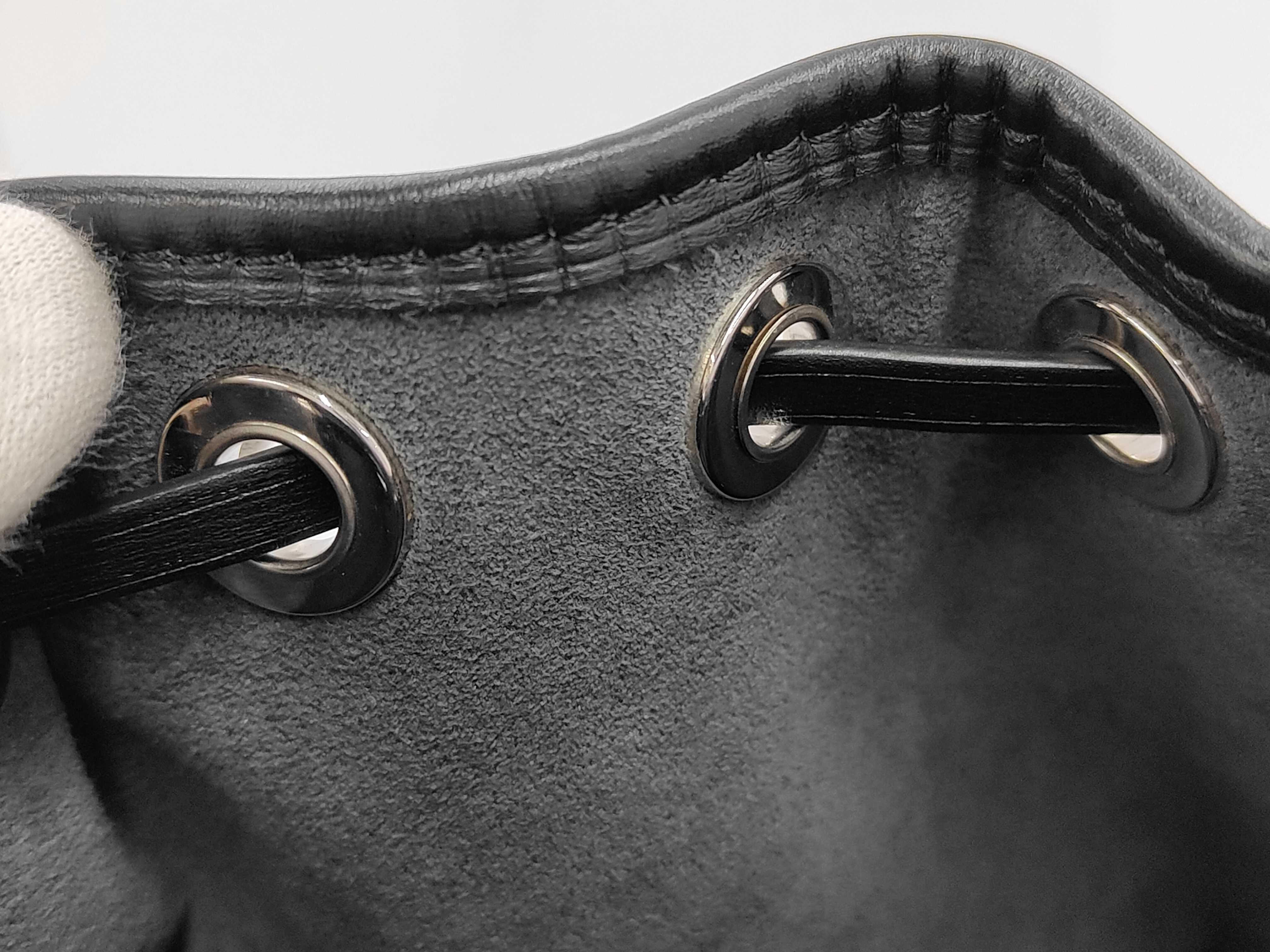 Denim Bucket Shoulder Bag — view 9