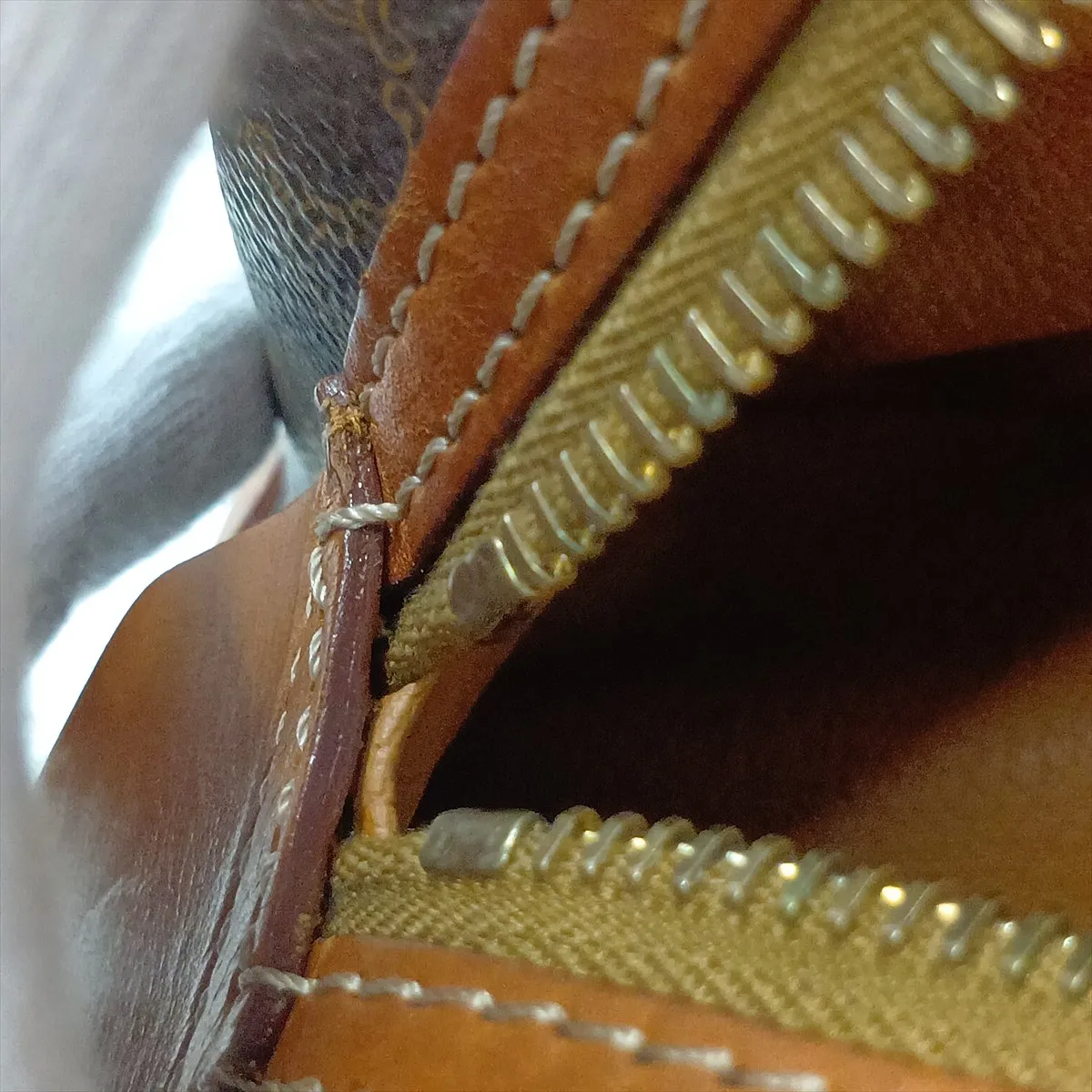 Macadam PVC x Leather Handbag, Brown — view 11
