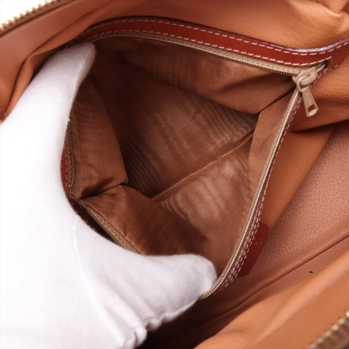 Macadam PVC x Leather Handbag, Brown — view 8