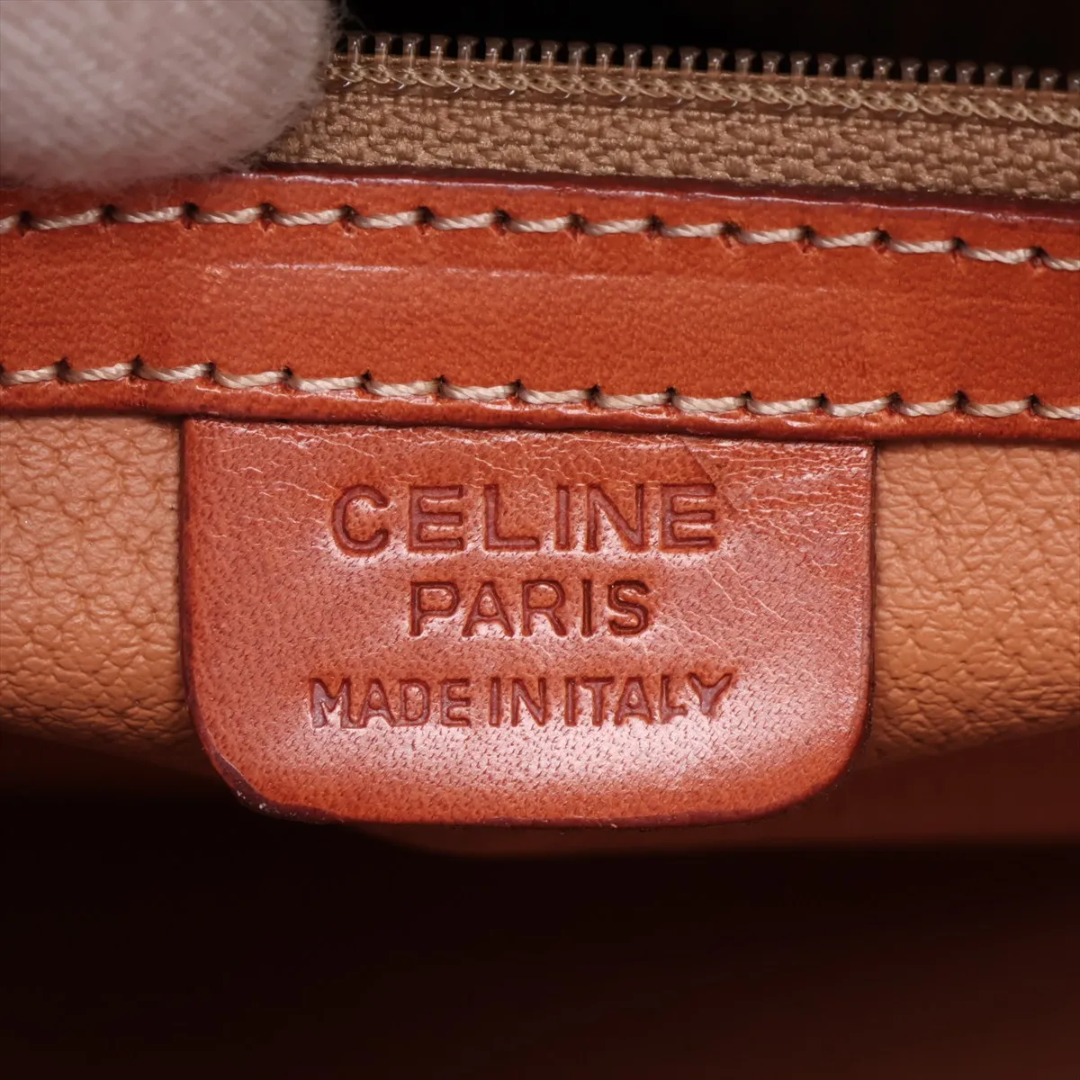 Macadam PVC x Leather Handbag, Brown — view 10