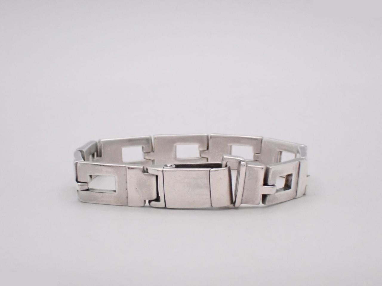 G-Link Bracelet, Sterling Silver (925), 34.0g, Wrist size approx. 17cm — view 2