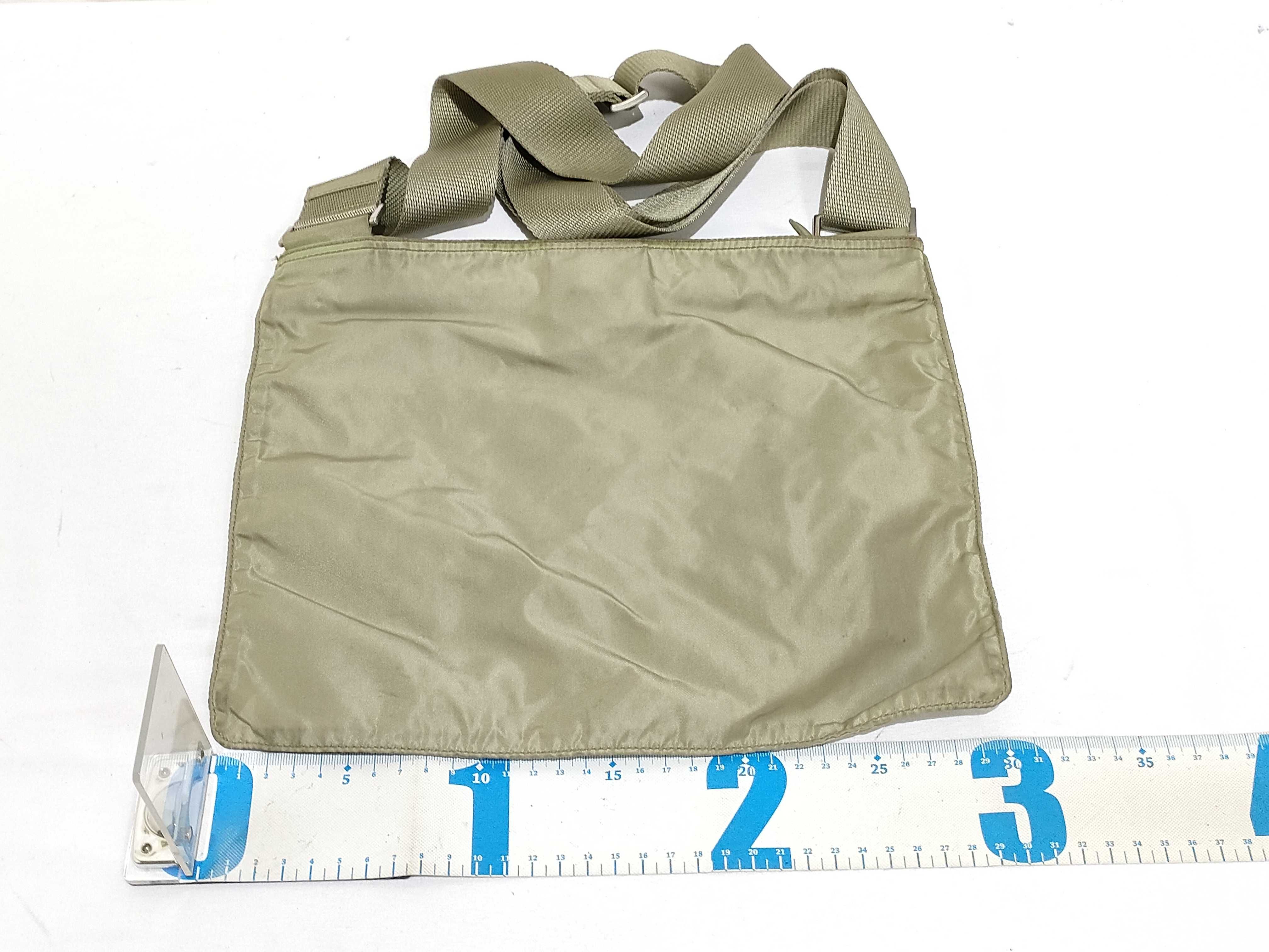 Nylon Prada Shoulder Bag Nylon Green Shoulder Bag — view 2