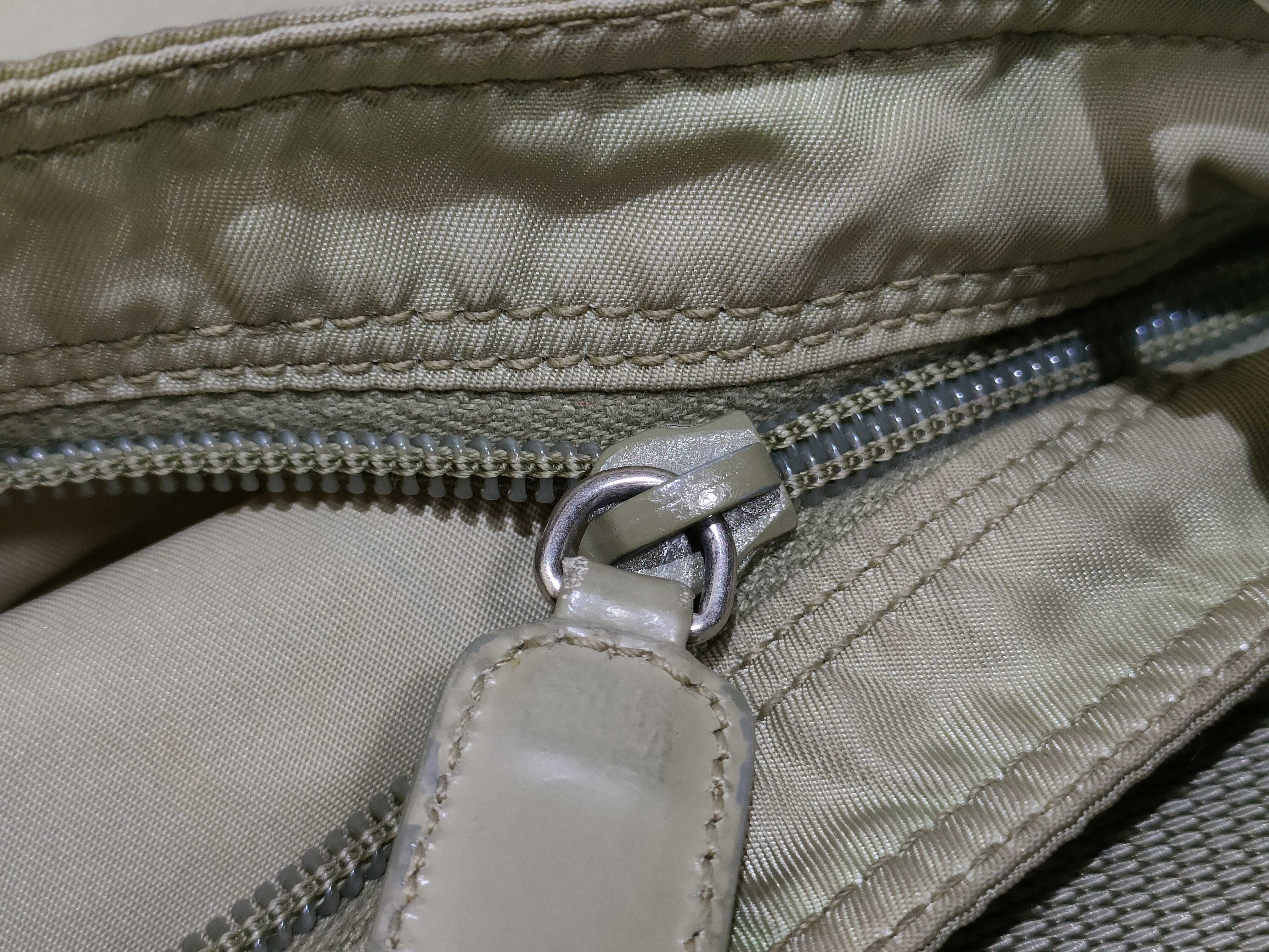 Nylon Prada Shoulder Bag Nylon Green Shoulder Bag — view 11
