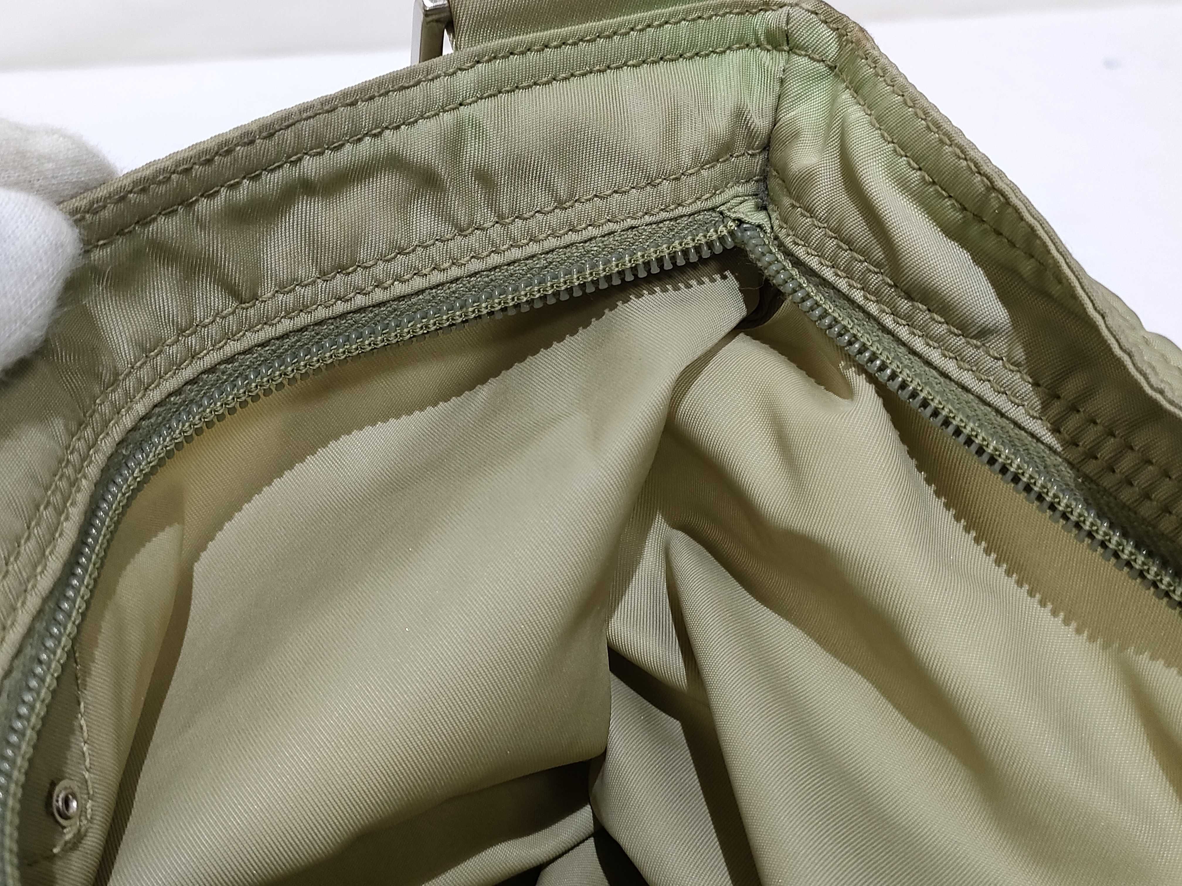 Nylon Prada Shoulder Bag Nylon Green Shoulder Bag — view 12