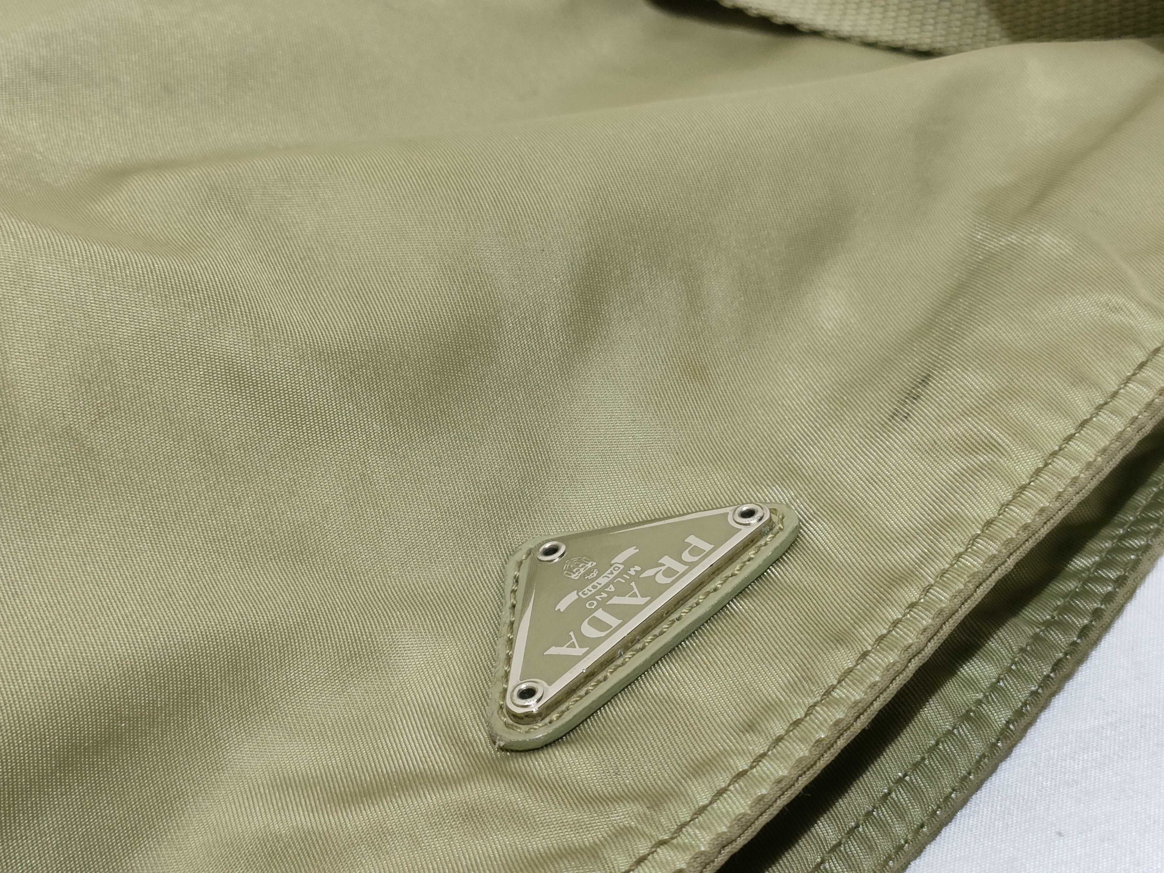 Nylon Prada Shoulder Bag Nylon Green Shoulder Bag — view 13