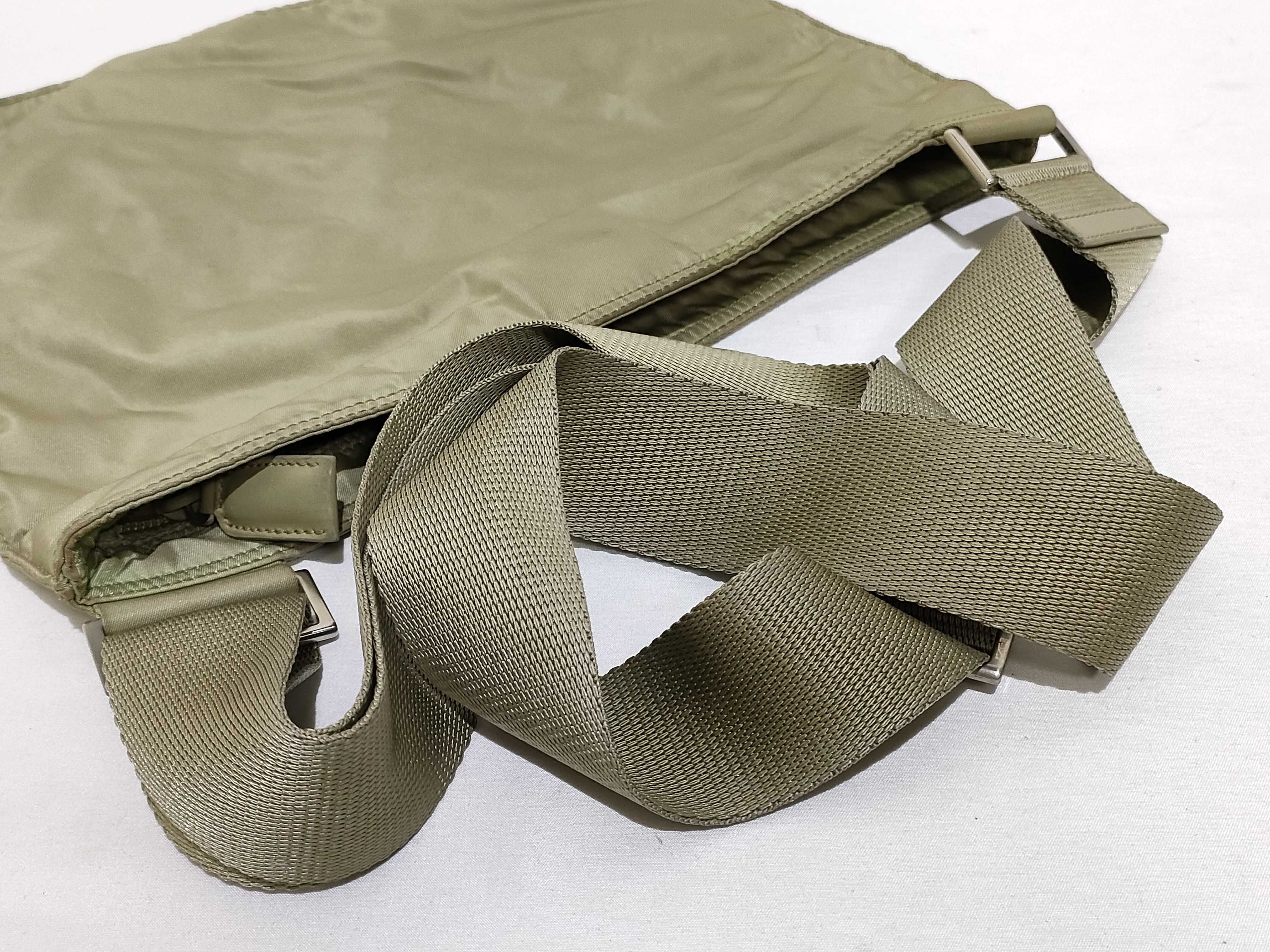 Nylon Prada Shoulder Bag Nylon Green Shoulder Bag — view 3