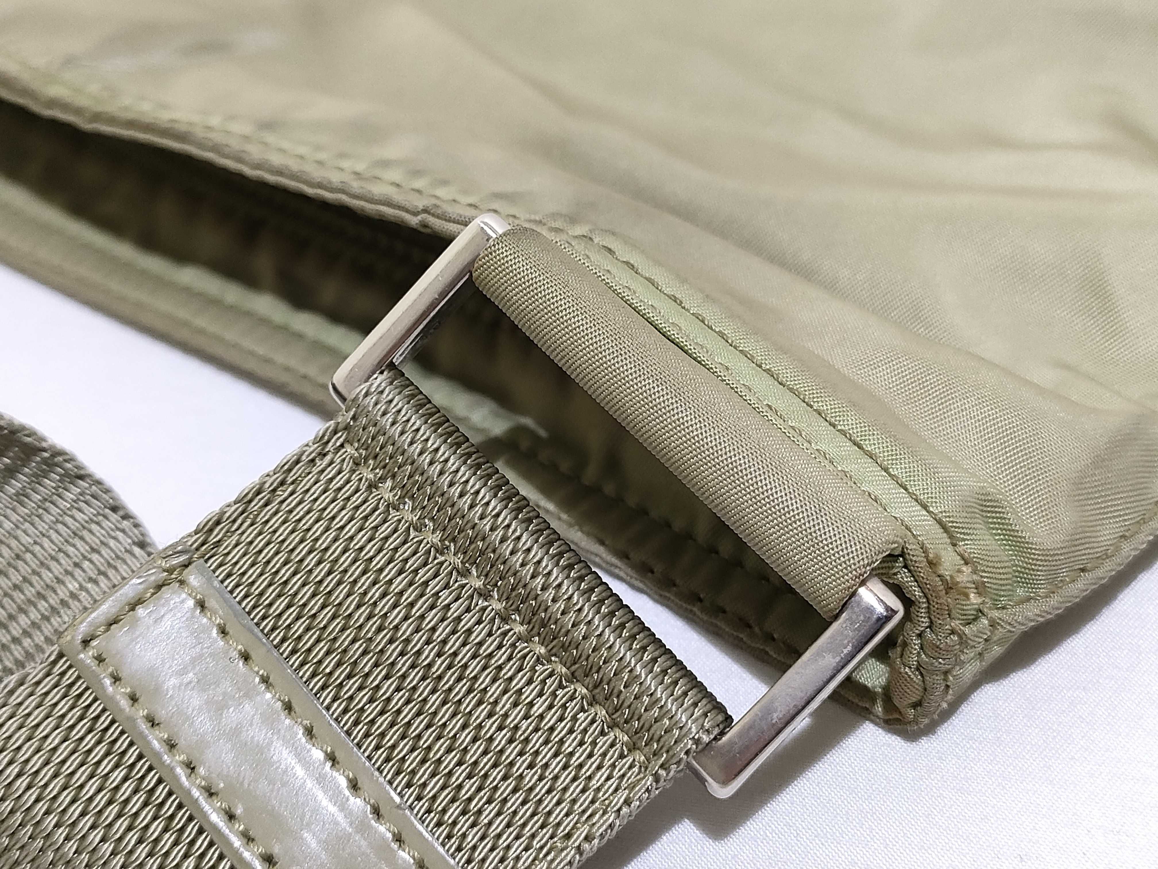 Nylon Prada Shoulder Bag Nylon Green Shoulder Bag — view 5