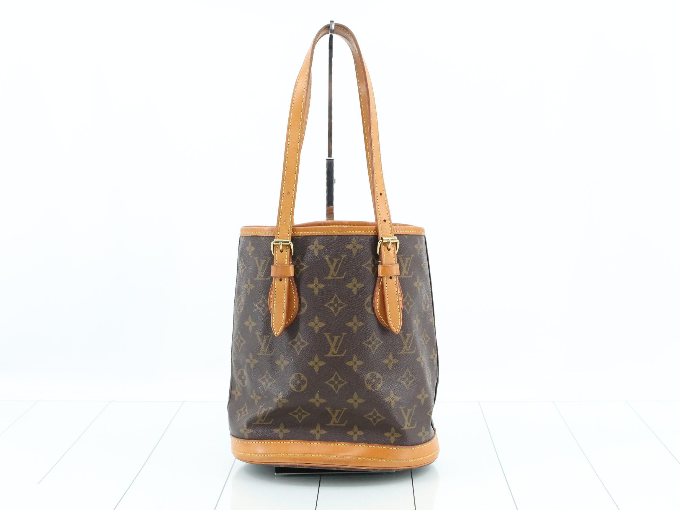 Monogram Bucket PM Tote Bag with Pouch — view 2
