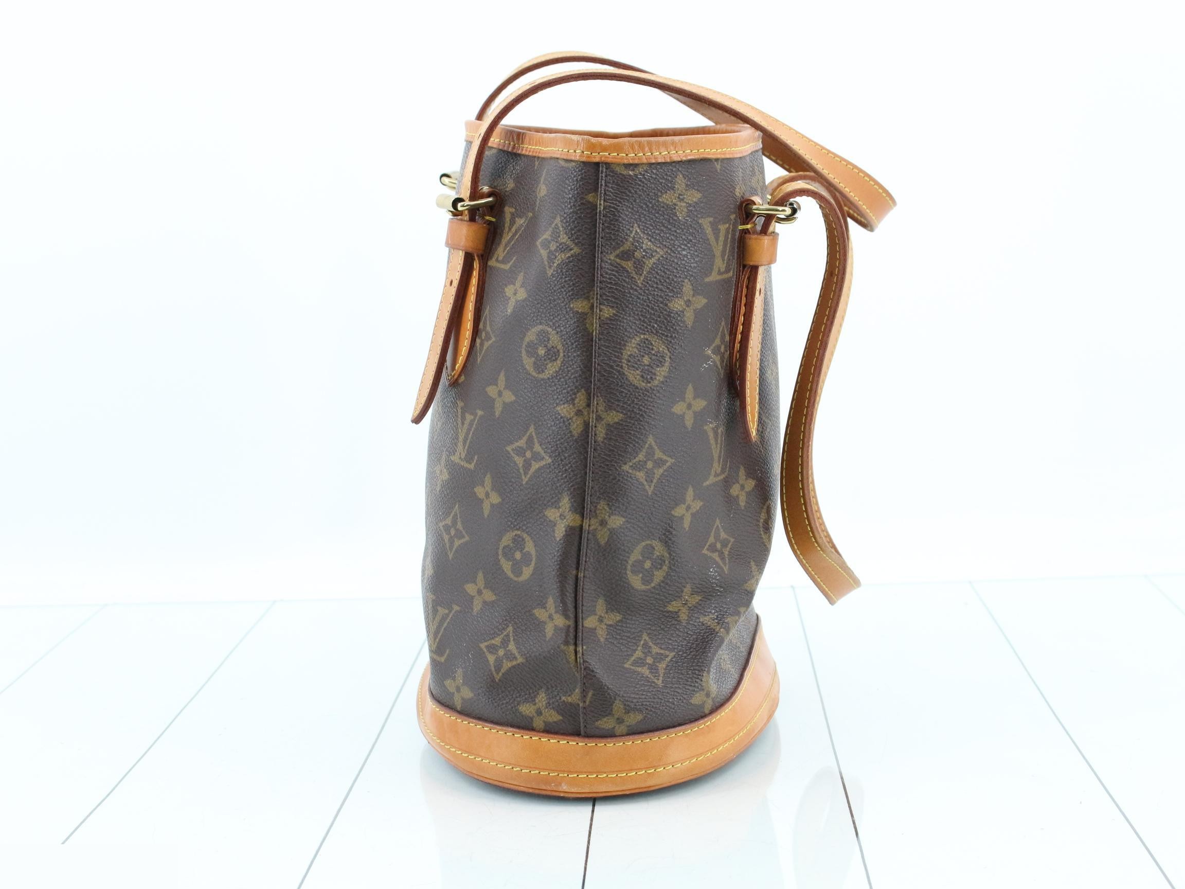 Monogram Bucket PM Tote Bag with Pouch — view 3