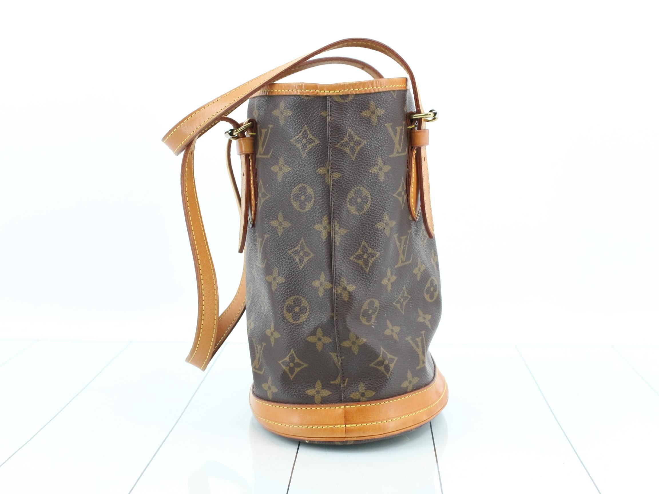 Monogram Bucket PM Tote Bag with Pouch — view 4