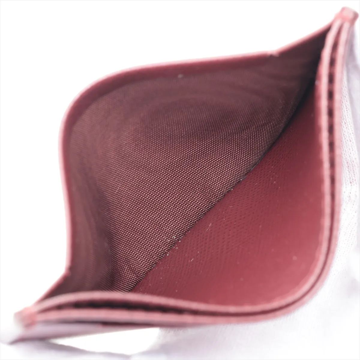 Saffiano 1MC208 Leather Card Case Red — view 3