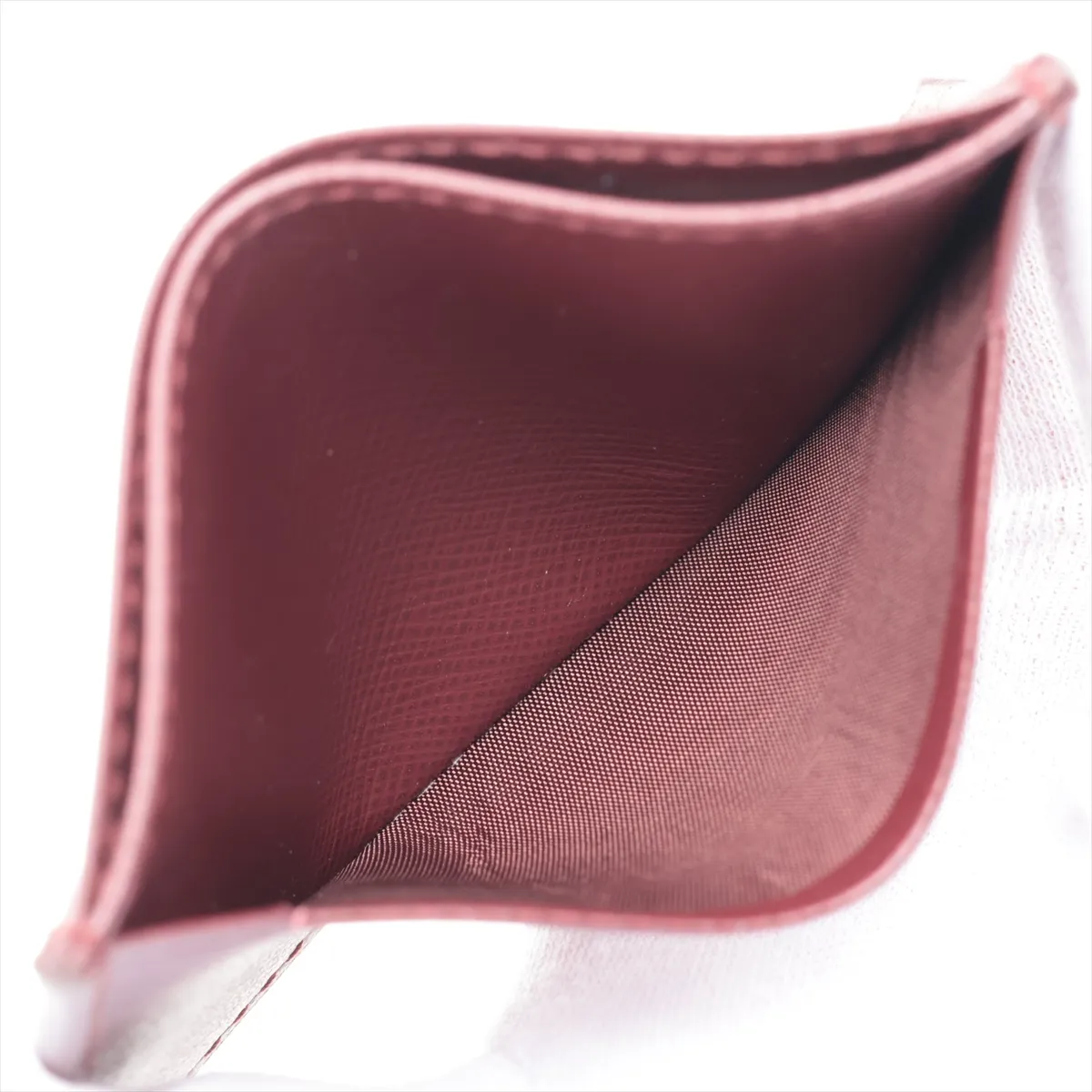Saffiano 1MC208 Leather Card Case Red — view 5