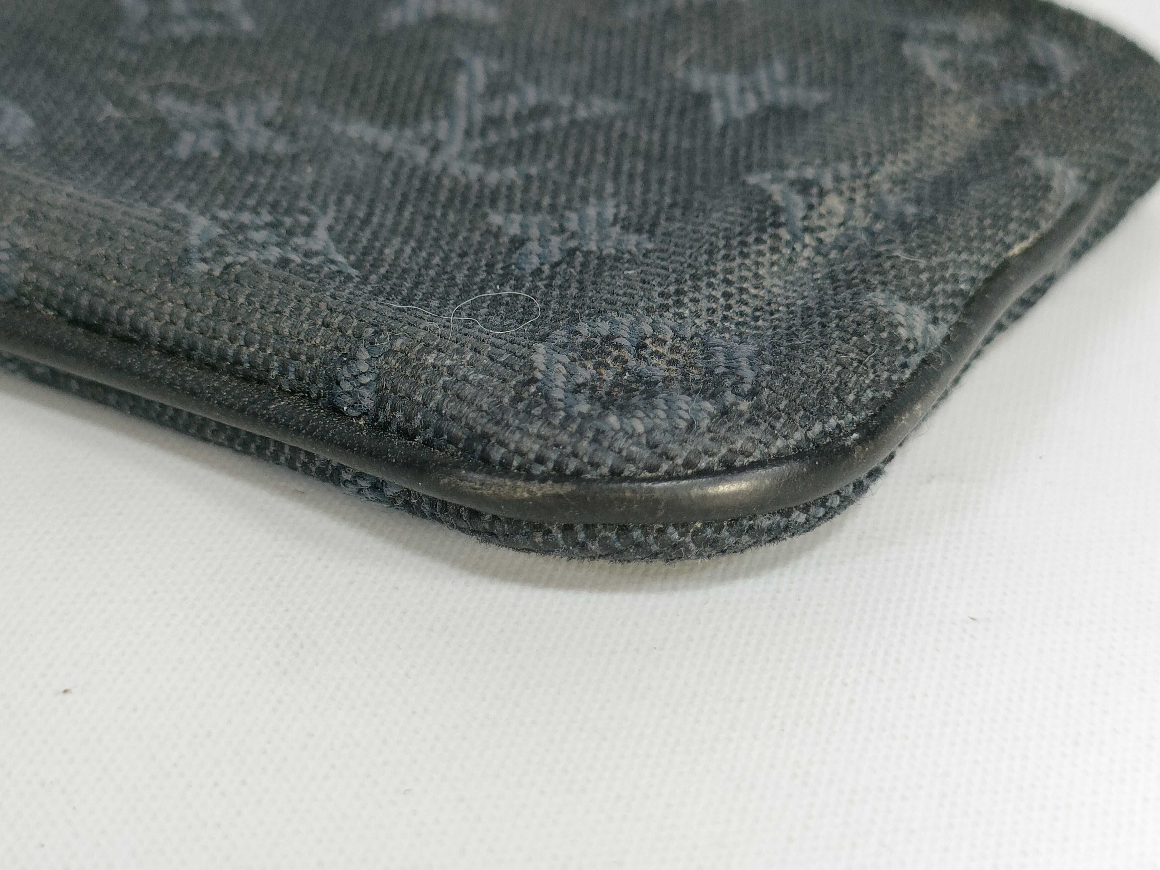 Monogram Mini Lin Pochette Clé Navy Key Case — view 4