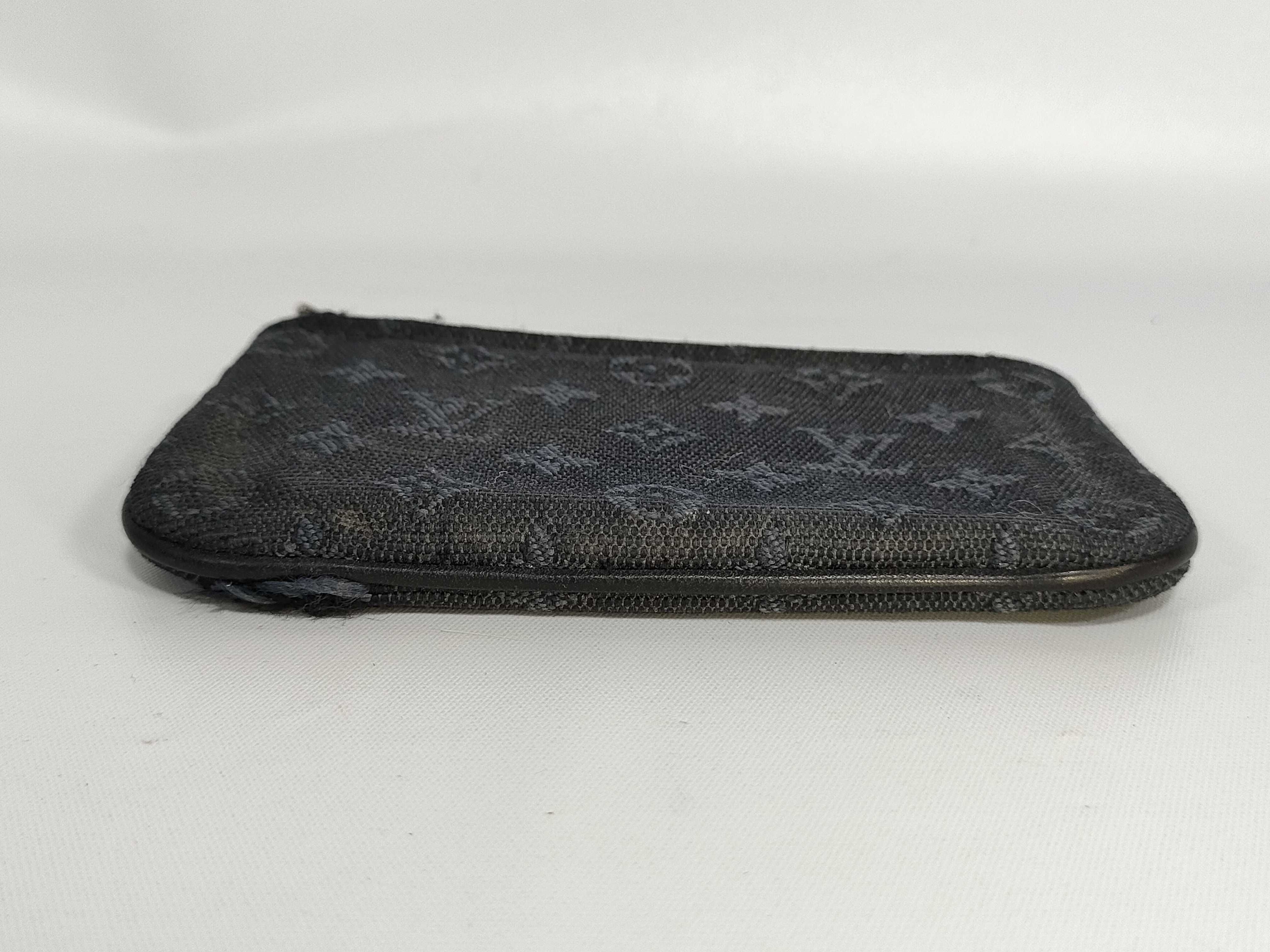 Monogram Mini Lin Pochette Clé Navy Key Case — view 5