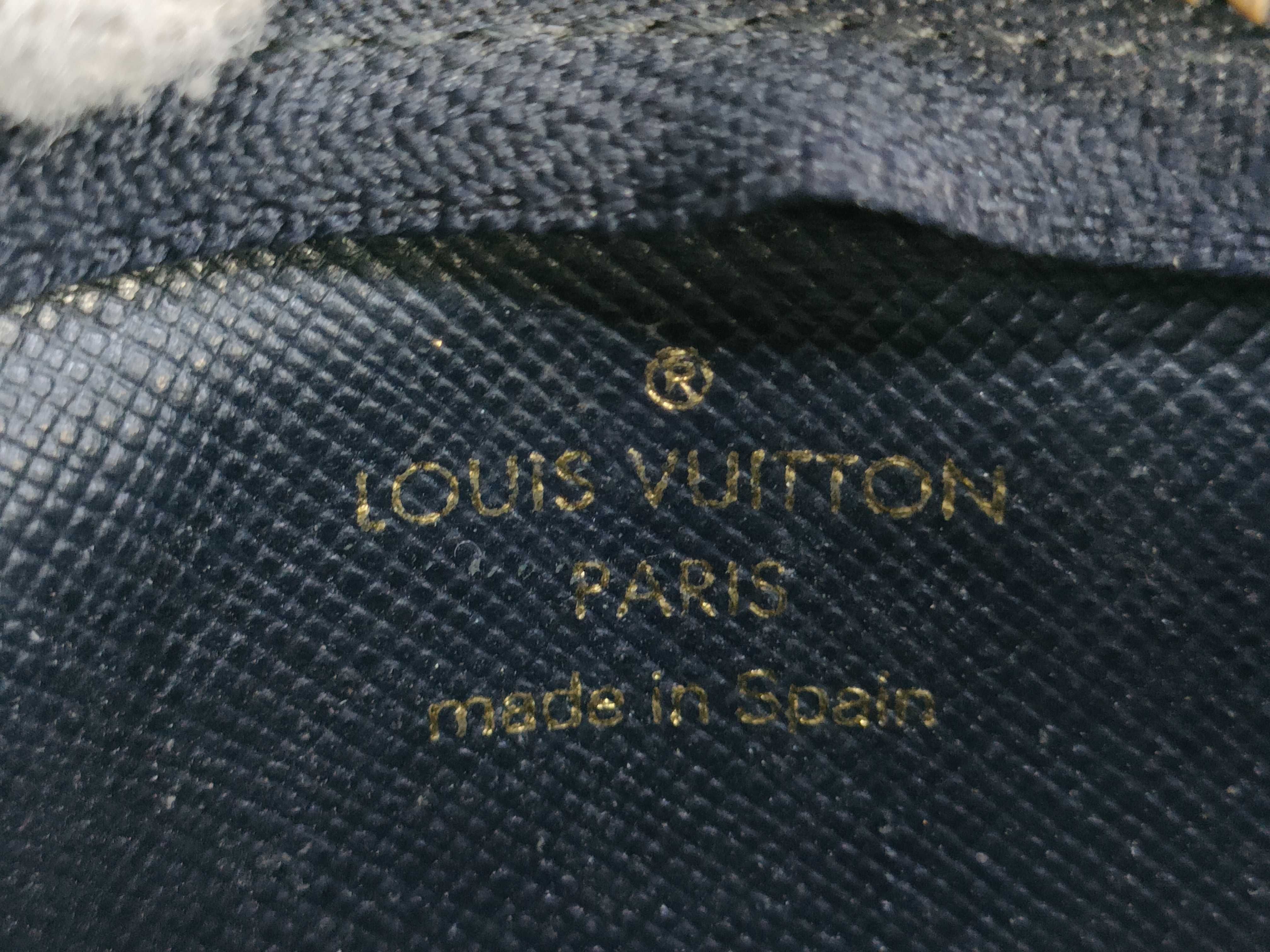 Monogram Mini Lin Pochette Clé Navy Key Case — view 10