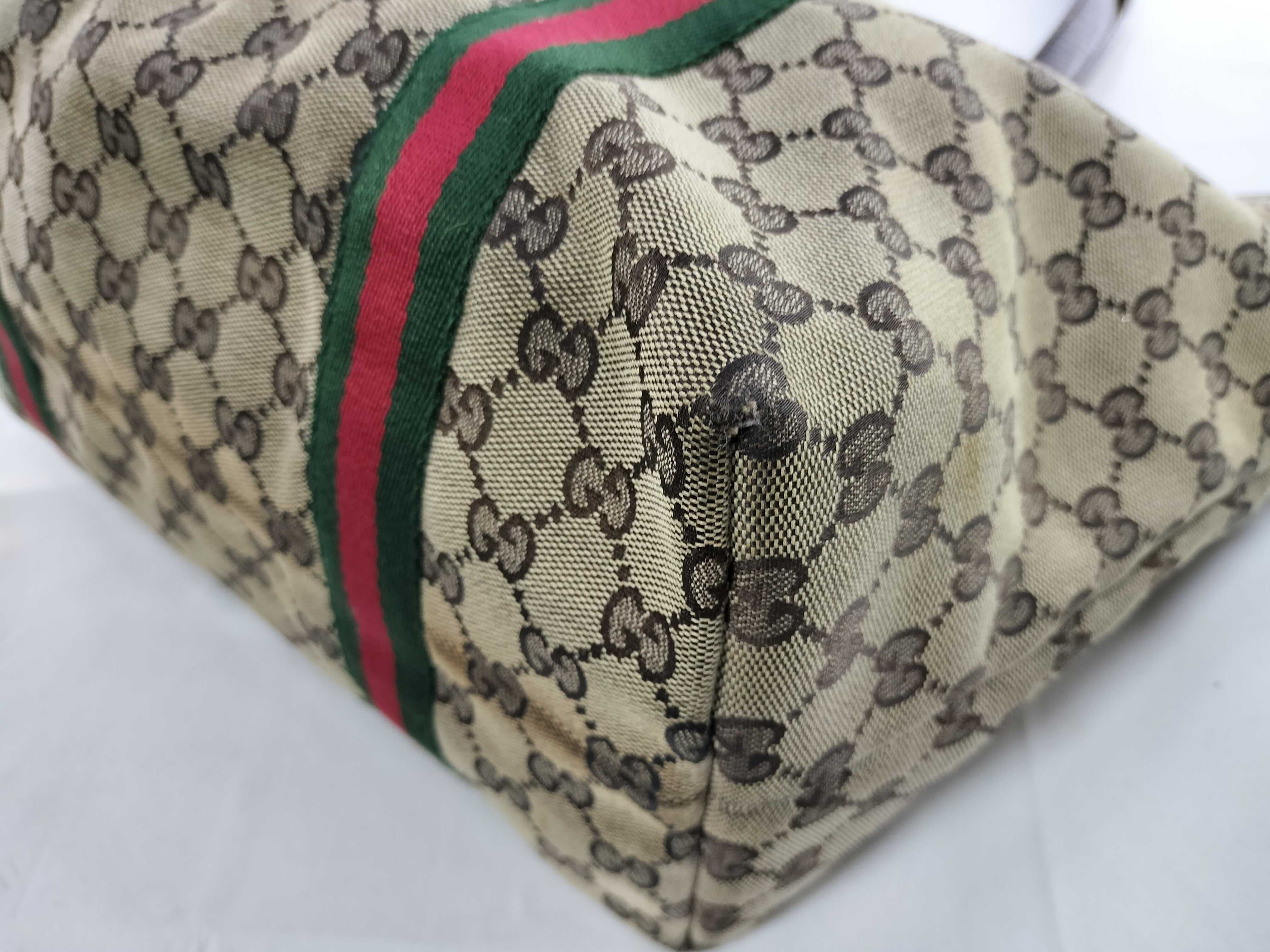 GG Canvas 139260 203419 Sherry Line Tote Bag — view 6