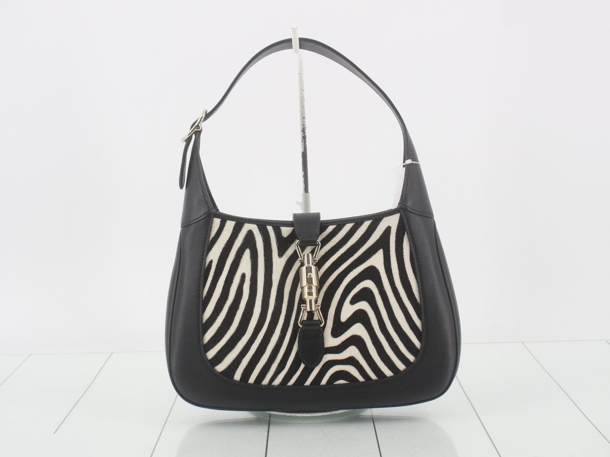 New Jackie Shoulder Bag, Calf Hair, 2-Way