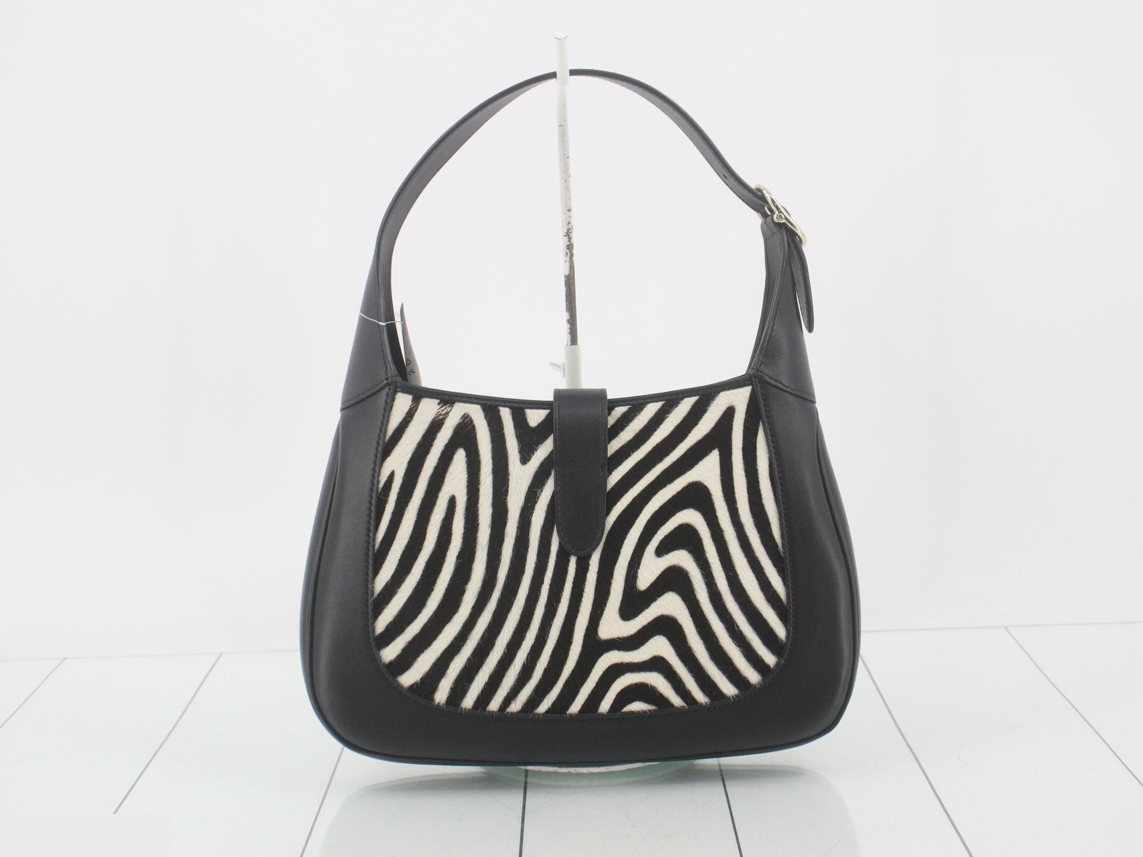 New Jackie Shoulder Bag, Calf Hair, 2-Way — view 2