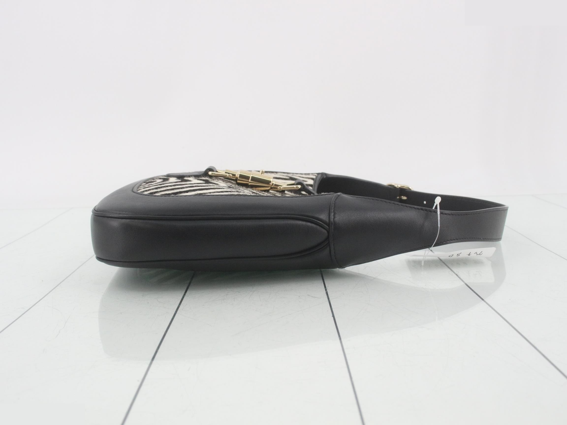 New Jackie Shoulder Bag, Calf Hair, 2-Way — view 3