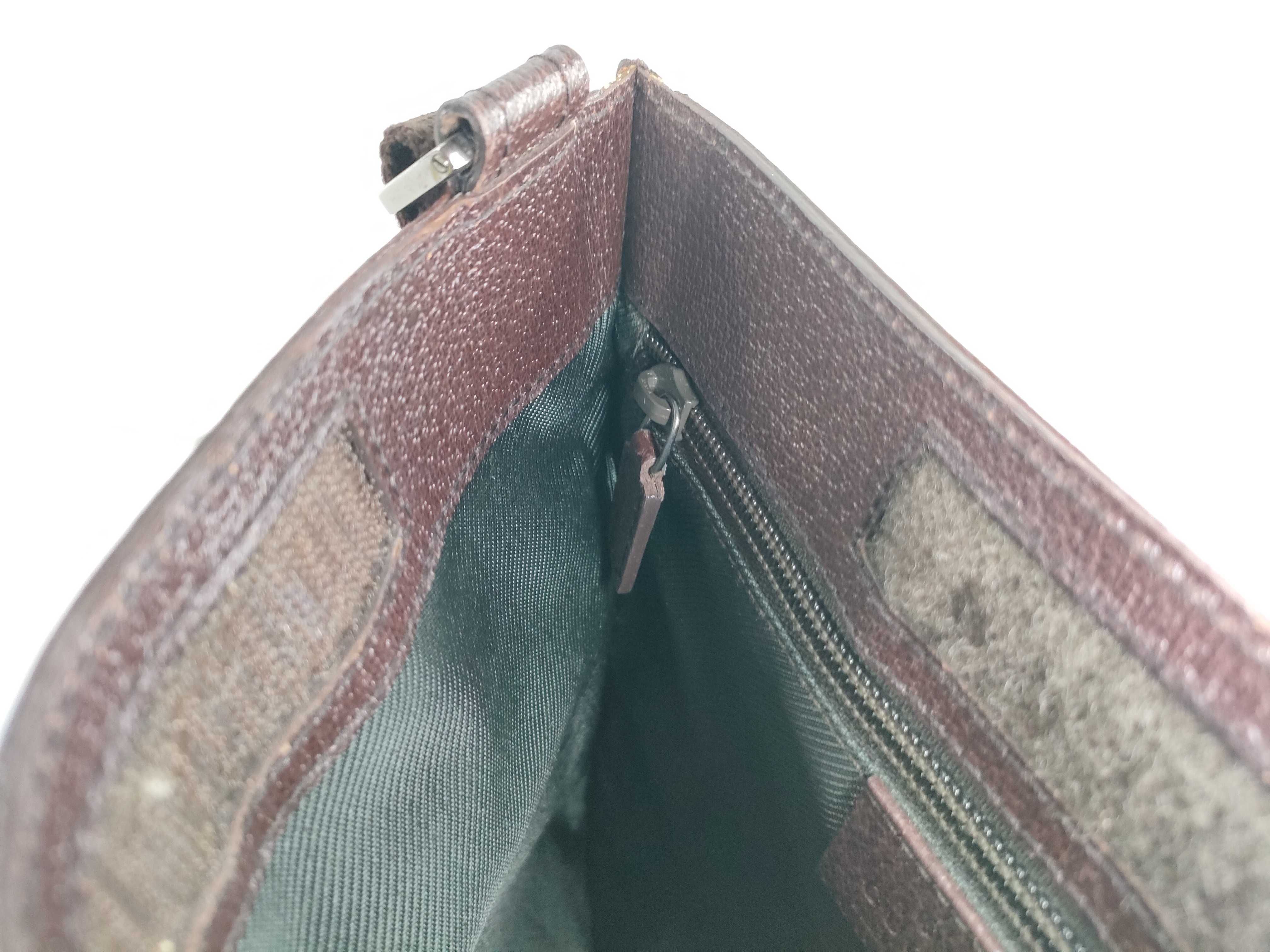 GG Canvas Shoulder Bag - Gucci Shoulder Bag GG Canvas Leather Logo Plate Beige Shoulder Bag — view 10